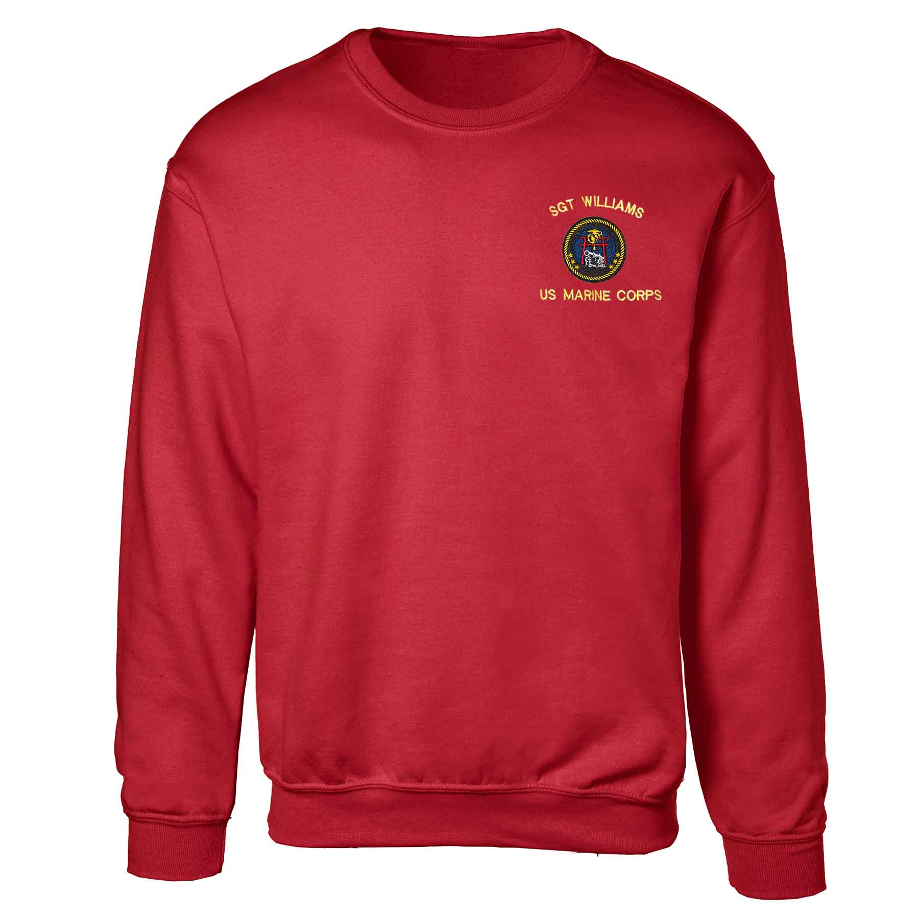 Marine Corps Security Force Embroidered Sweatshirt - Image 5