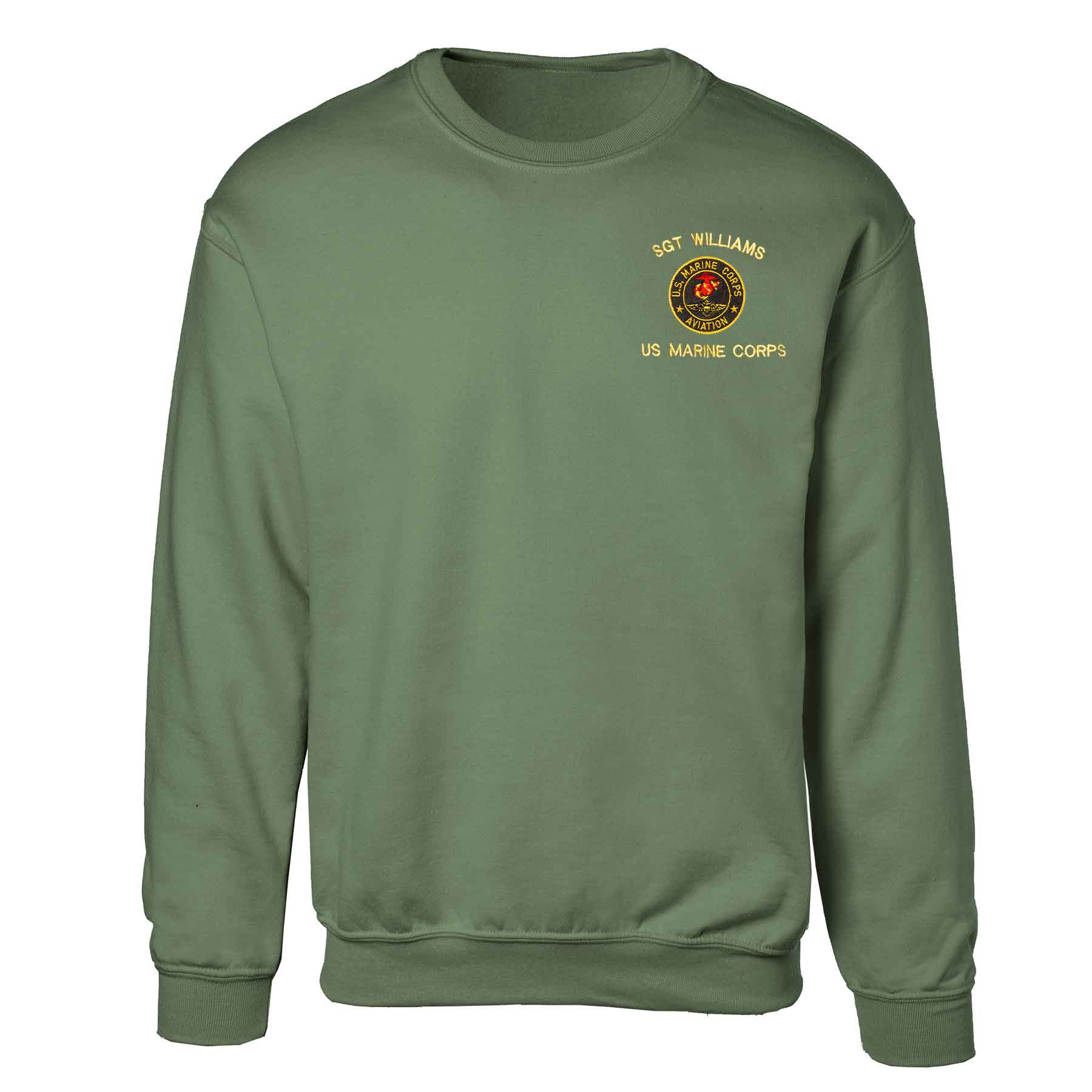 Marine Corps Aviation Embroidered Sweatshirt - Image 4