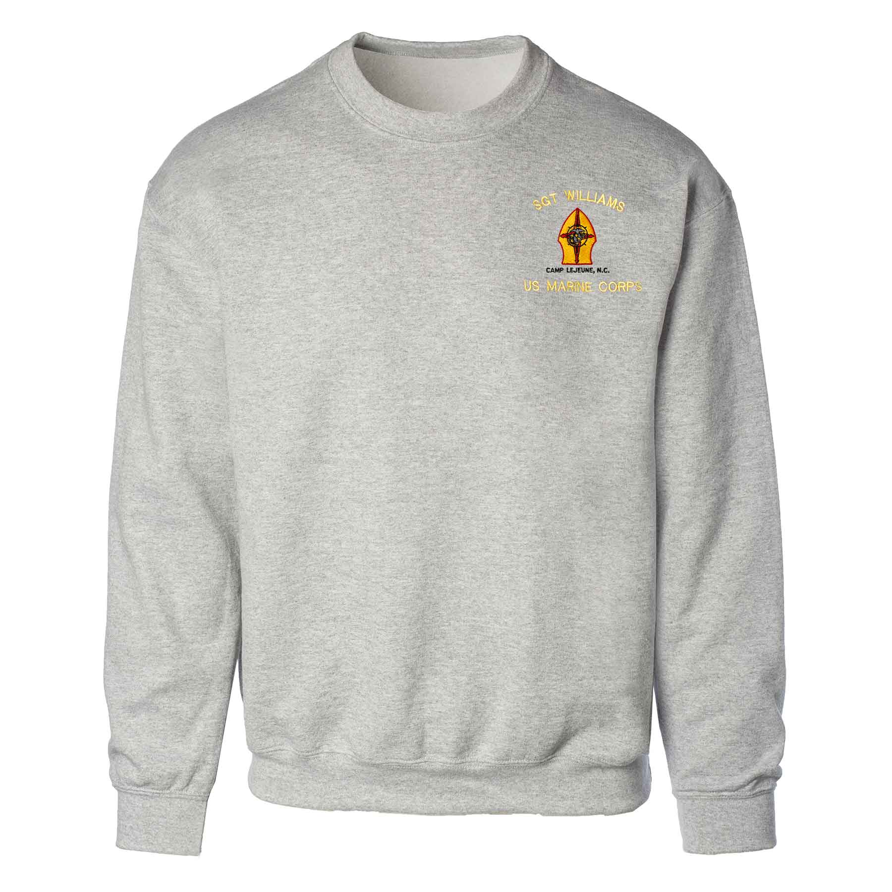 MCB Camp Lejeune Embroidered Sweatshirt - Image 2