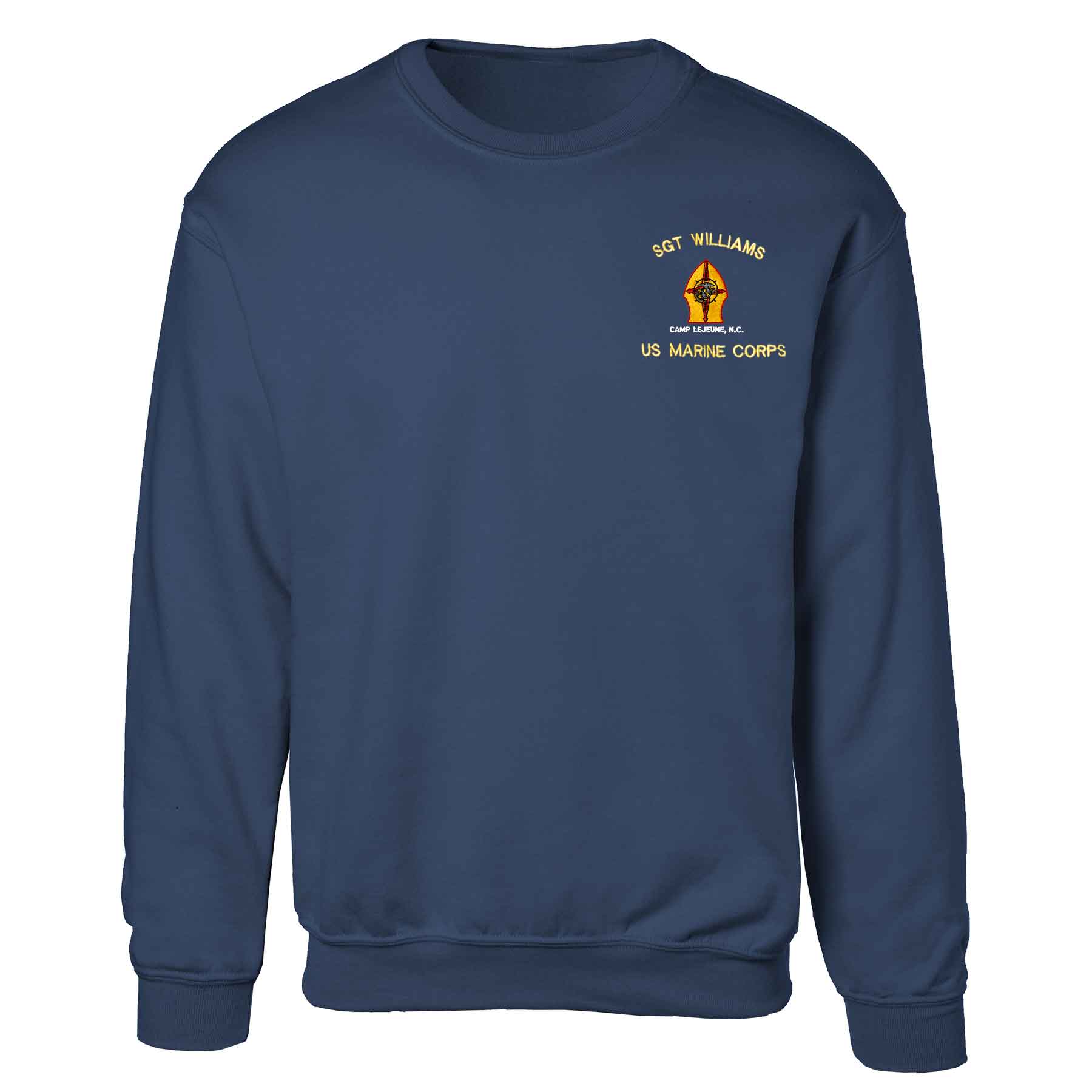 MCB Camp Lejeune Embroidered Sweatshirt - Image 3