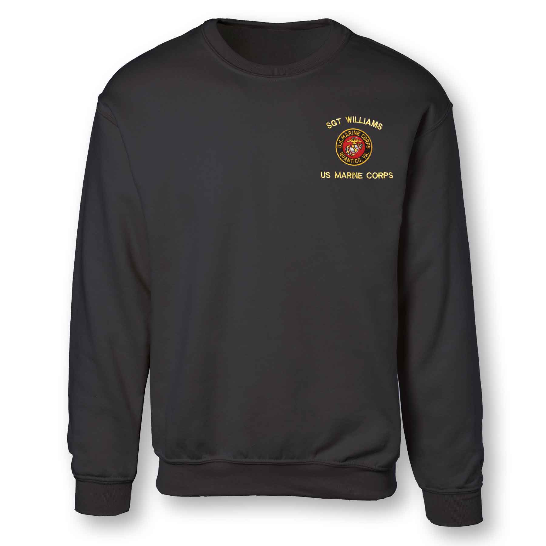Quantico Virginia Embroidered Sweatshirt