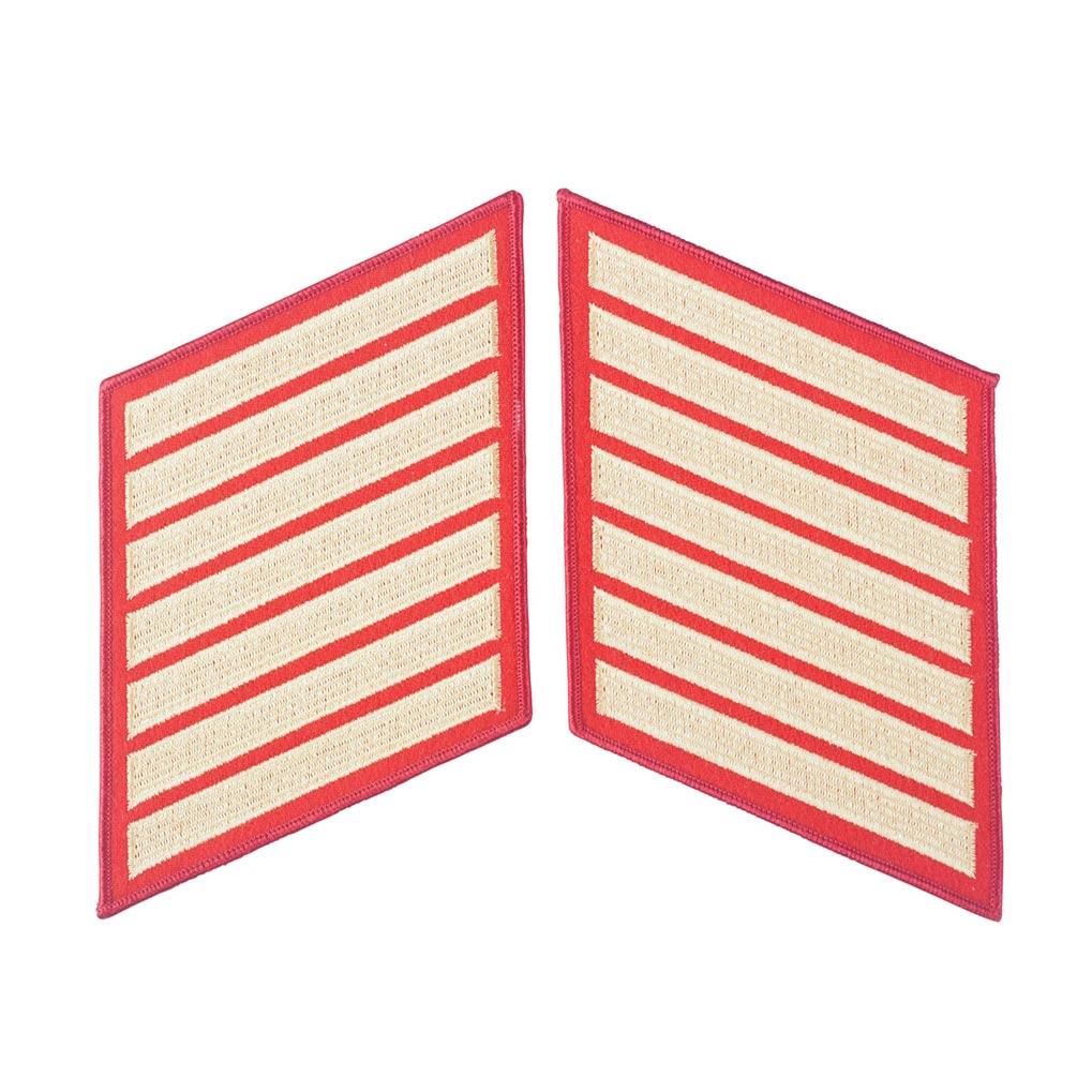 Gold on Red Service Stripes - Image 8