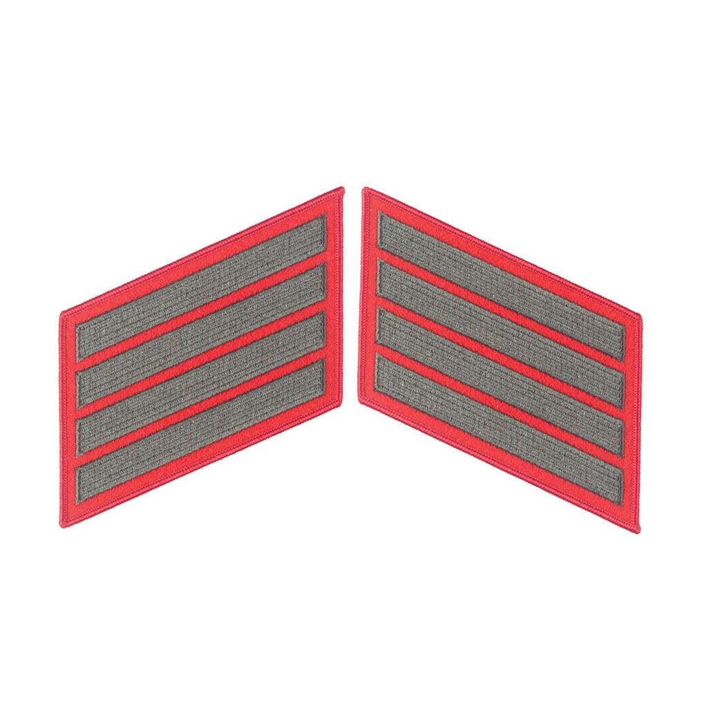 Green on Red Service Stripes - Image 5