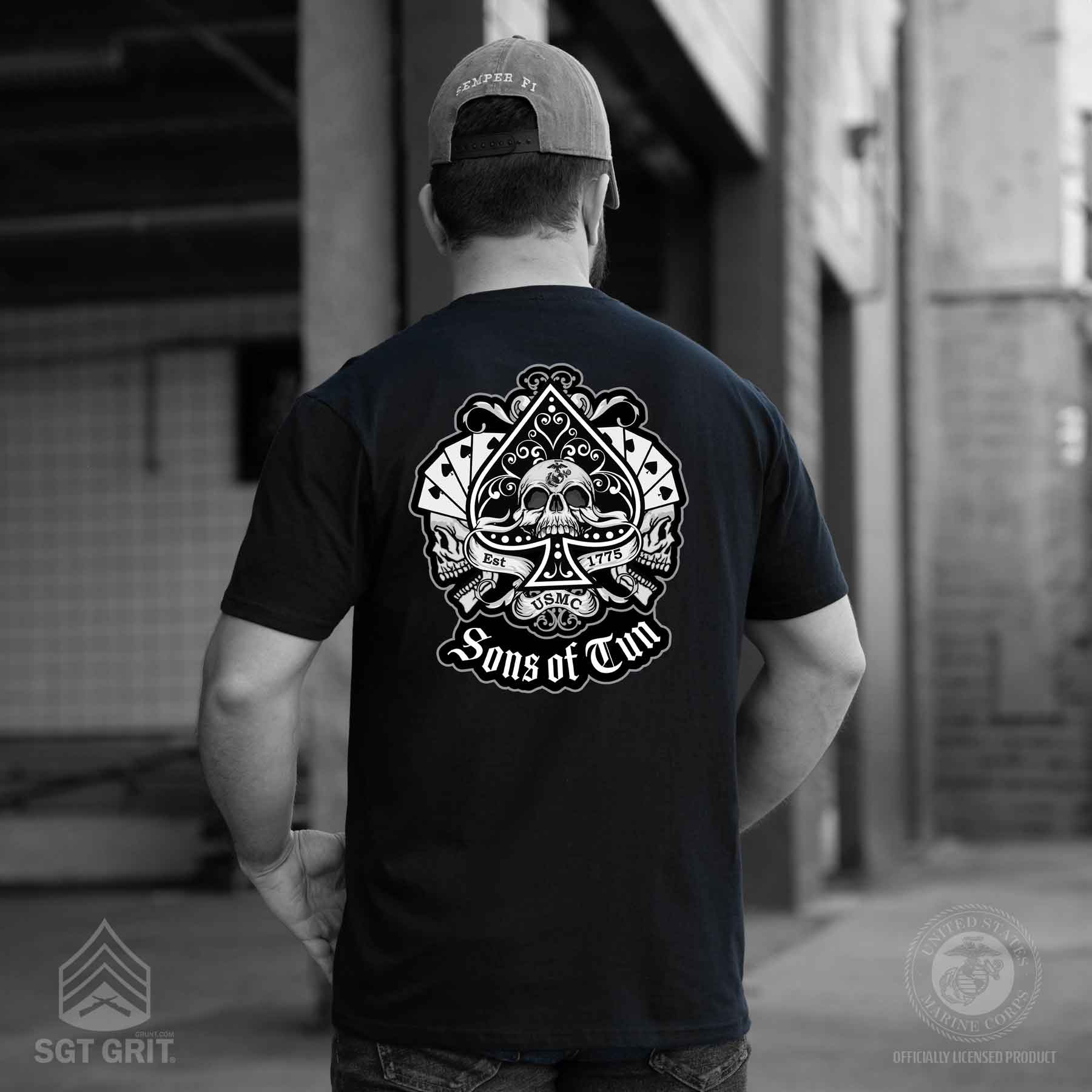 Sons of Tun Spade Back With Left Chest T-shirt - Image 6