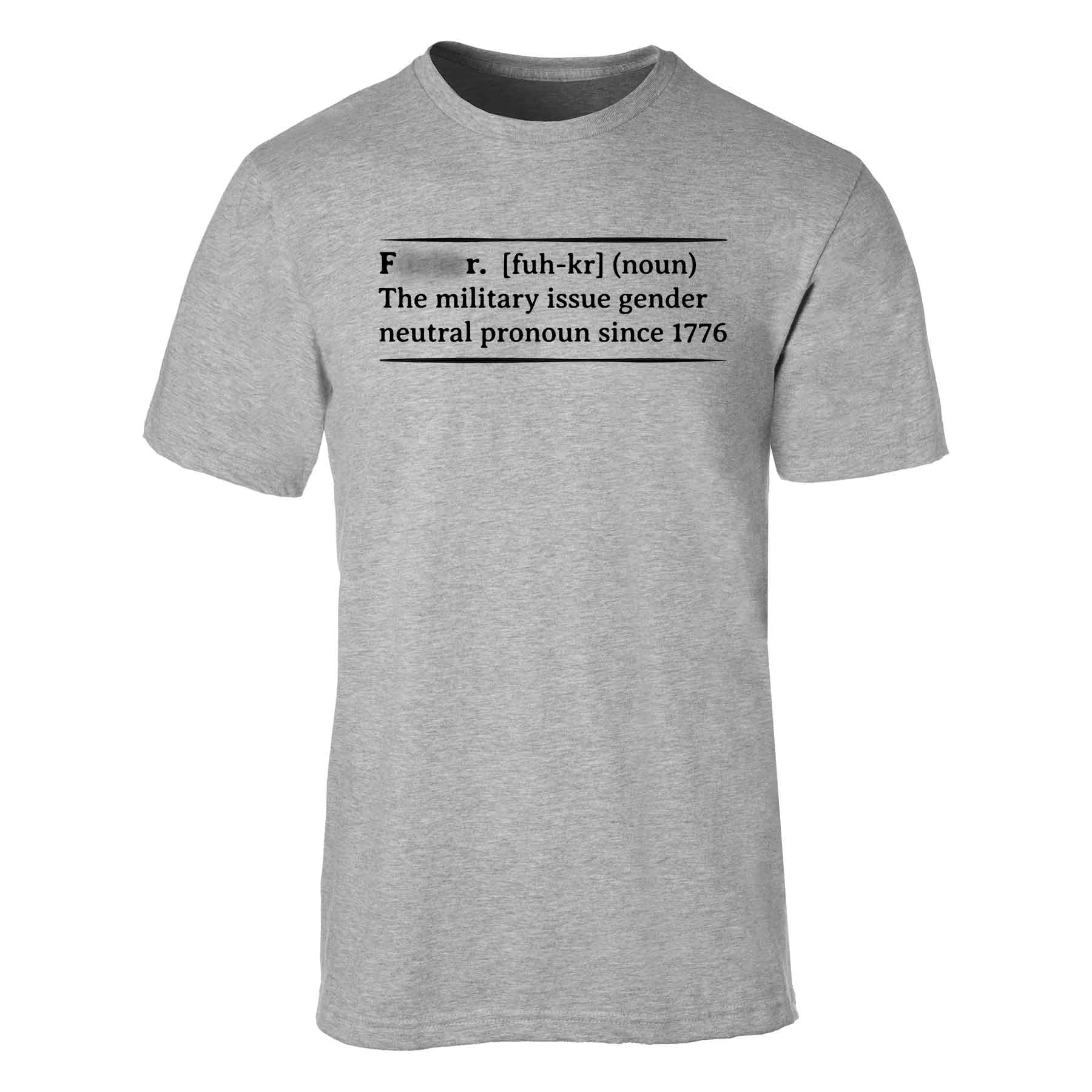 Military Humor F*cker T-shirt - Image 4