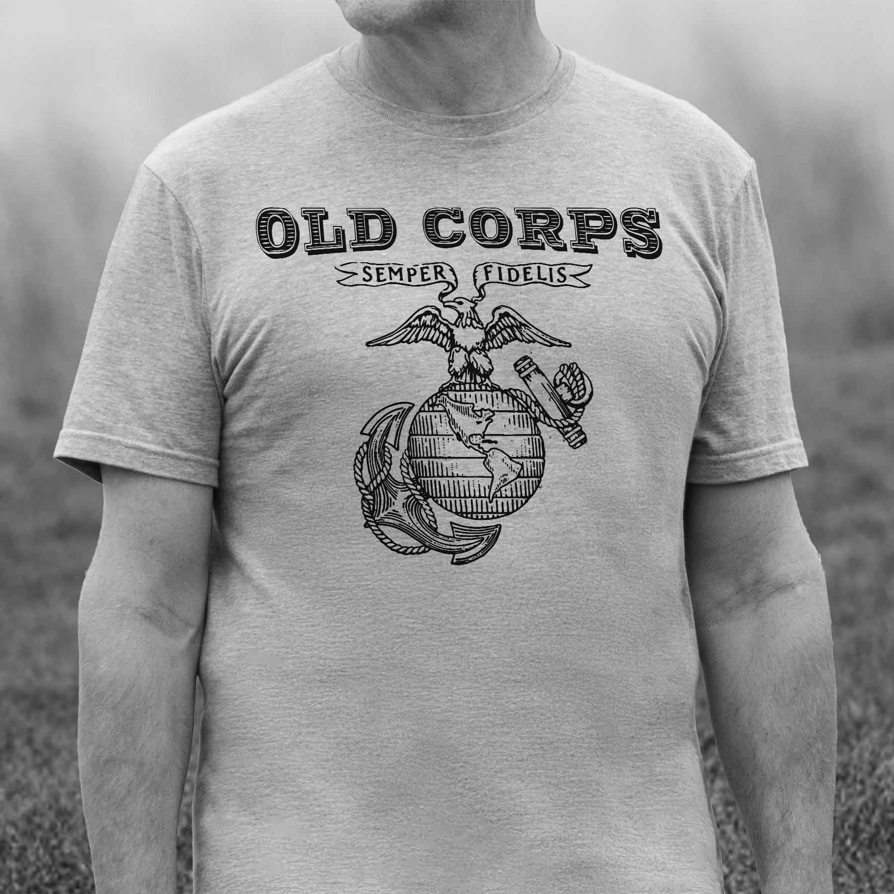 EGA Old Corps Full Front T-shirt - Image 2