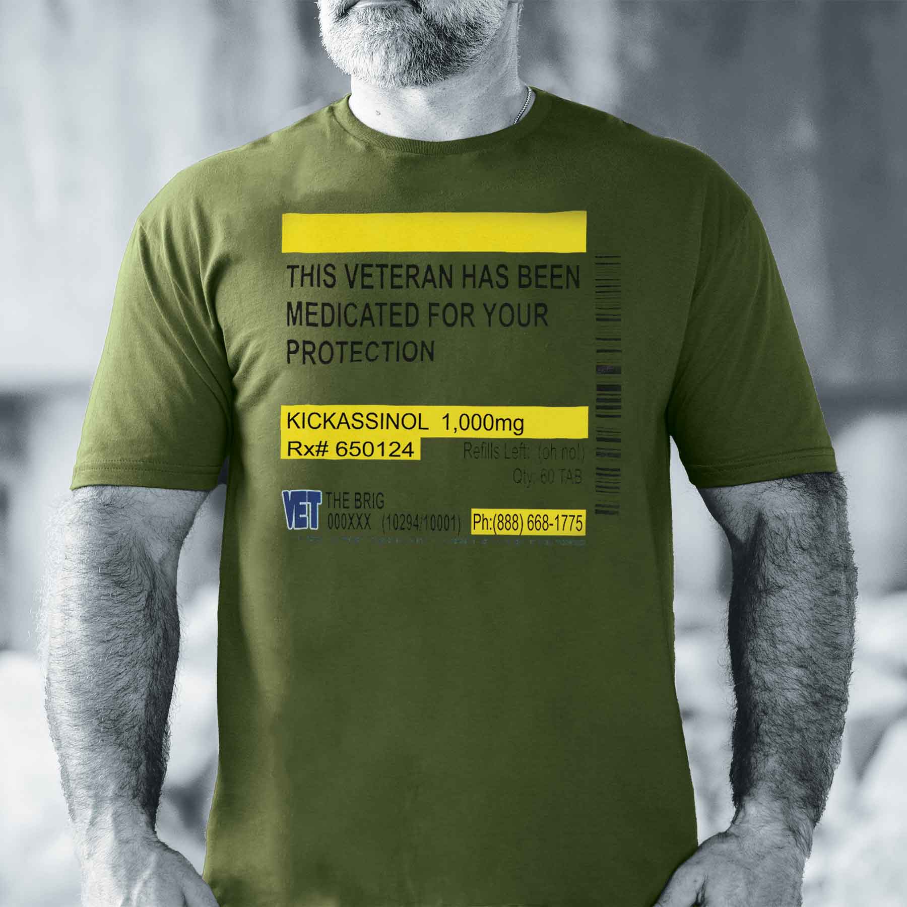 Medicated For Your Protection T-shirt - Image 2