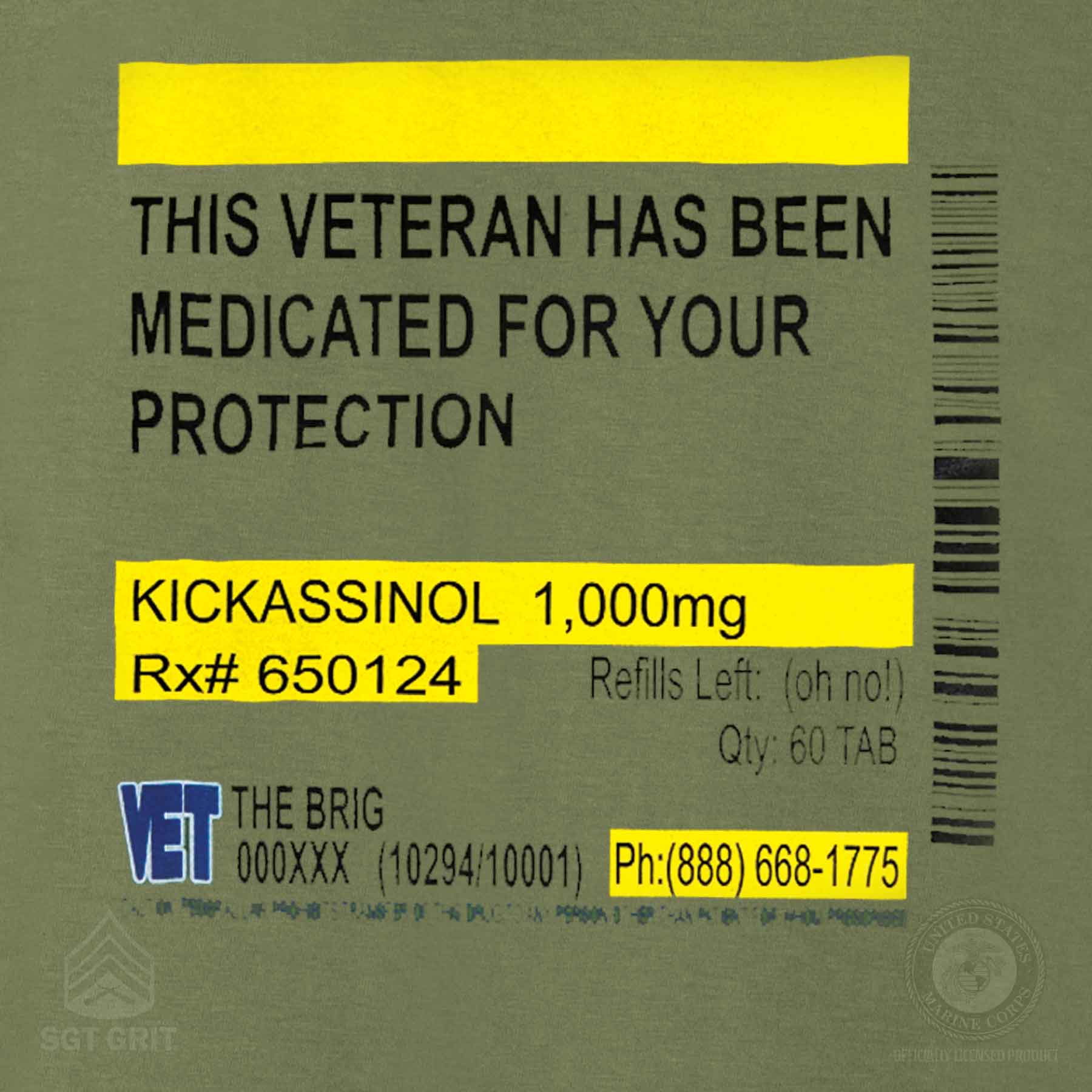 Medicated For Your Protection T-shirt - Image 3