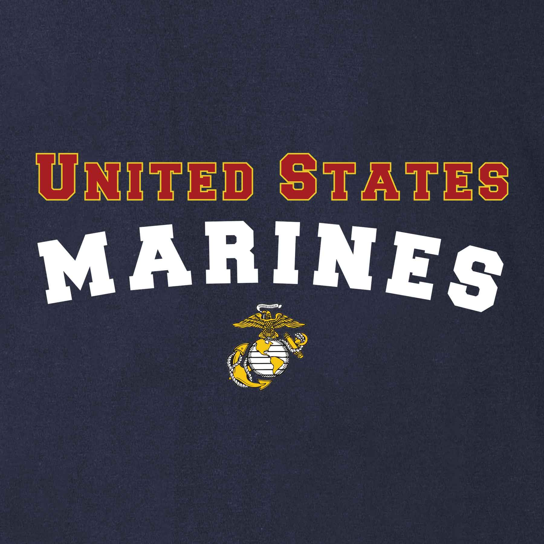 United States Marines T-Shirt in Red, White, Blue - Image 4