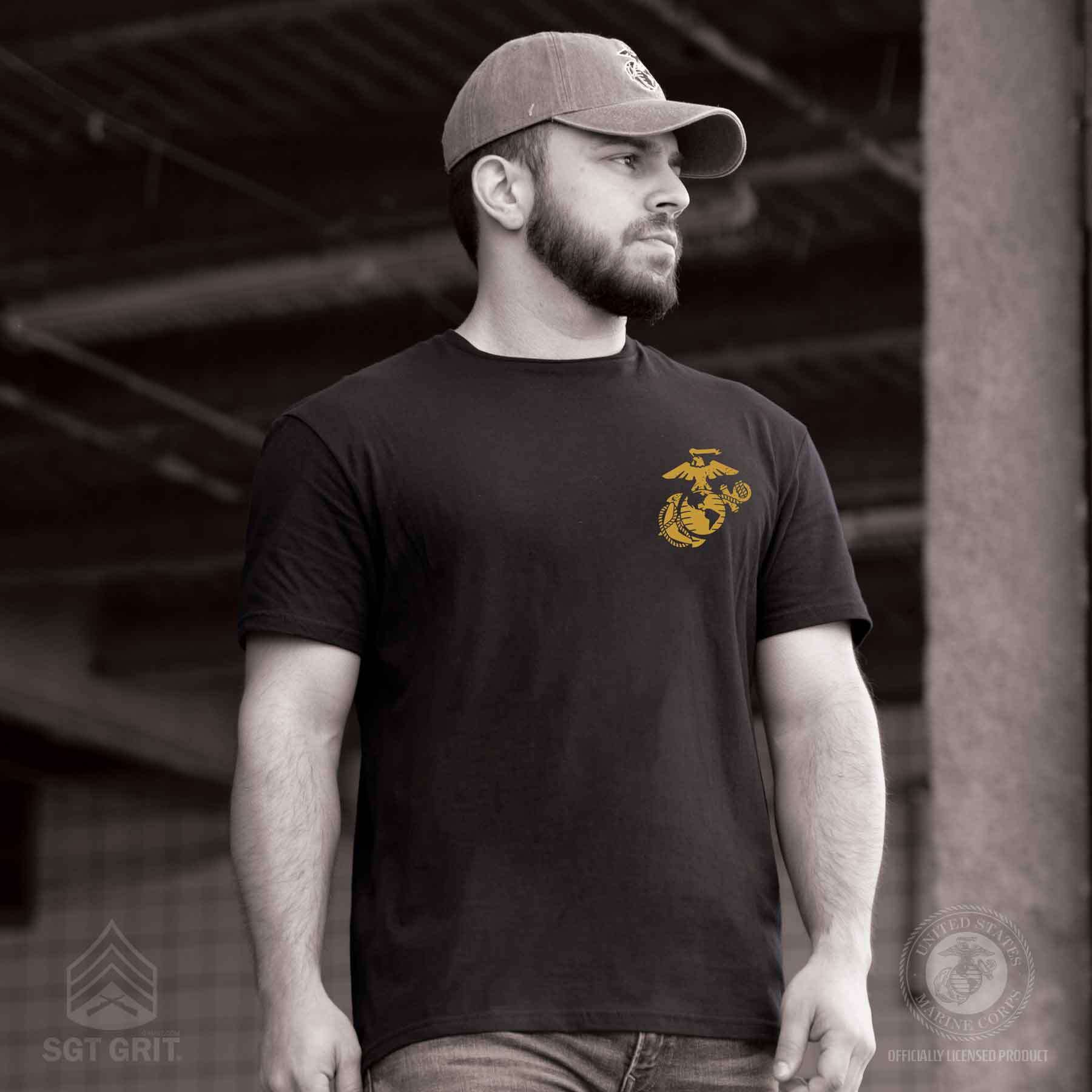 Parris Island MCRD Palm T-shirt - Image 2