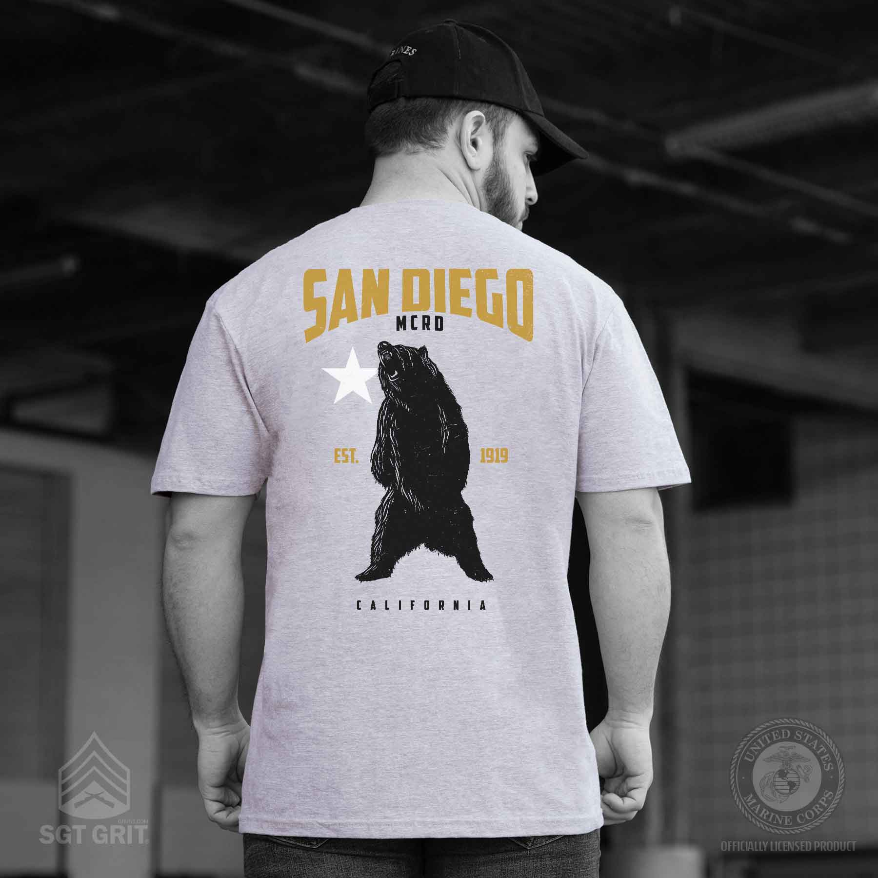 San Diego MCRD Bear T-shirt - Image 6