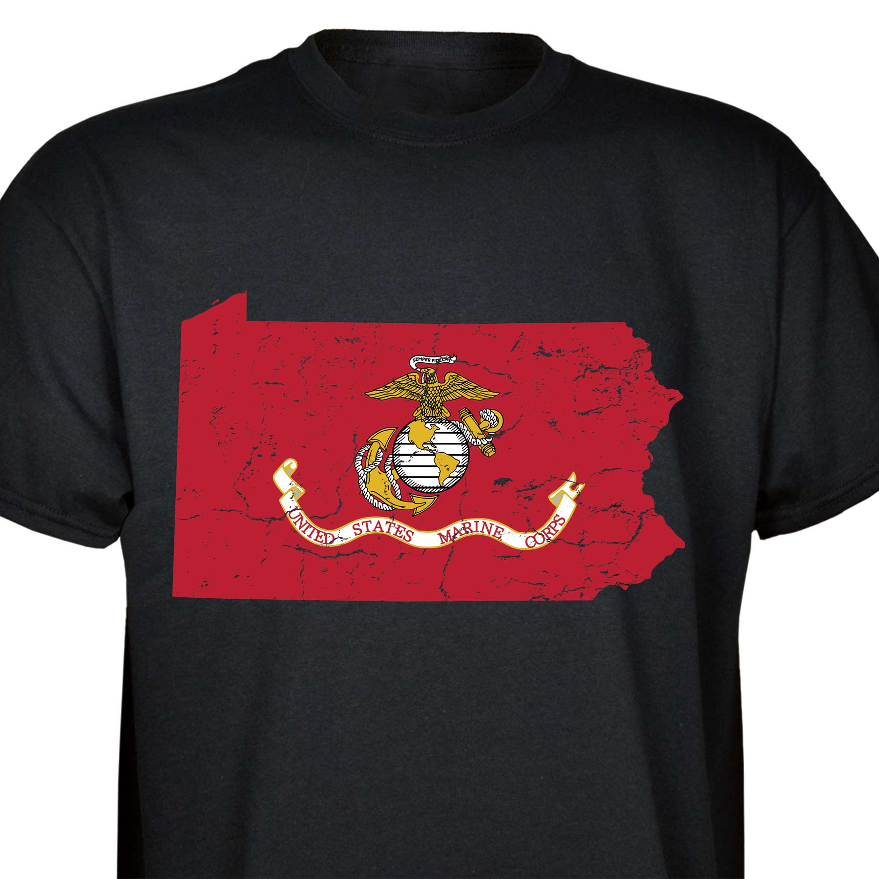 Customizable USMC T-Shirt with Choose-your-State Option - Image 40