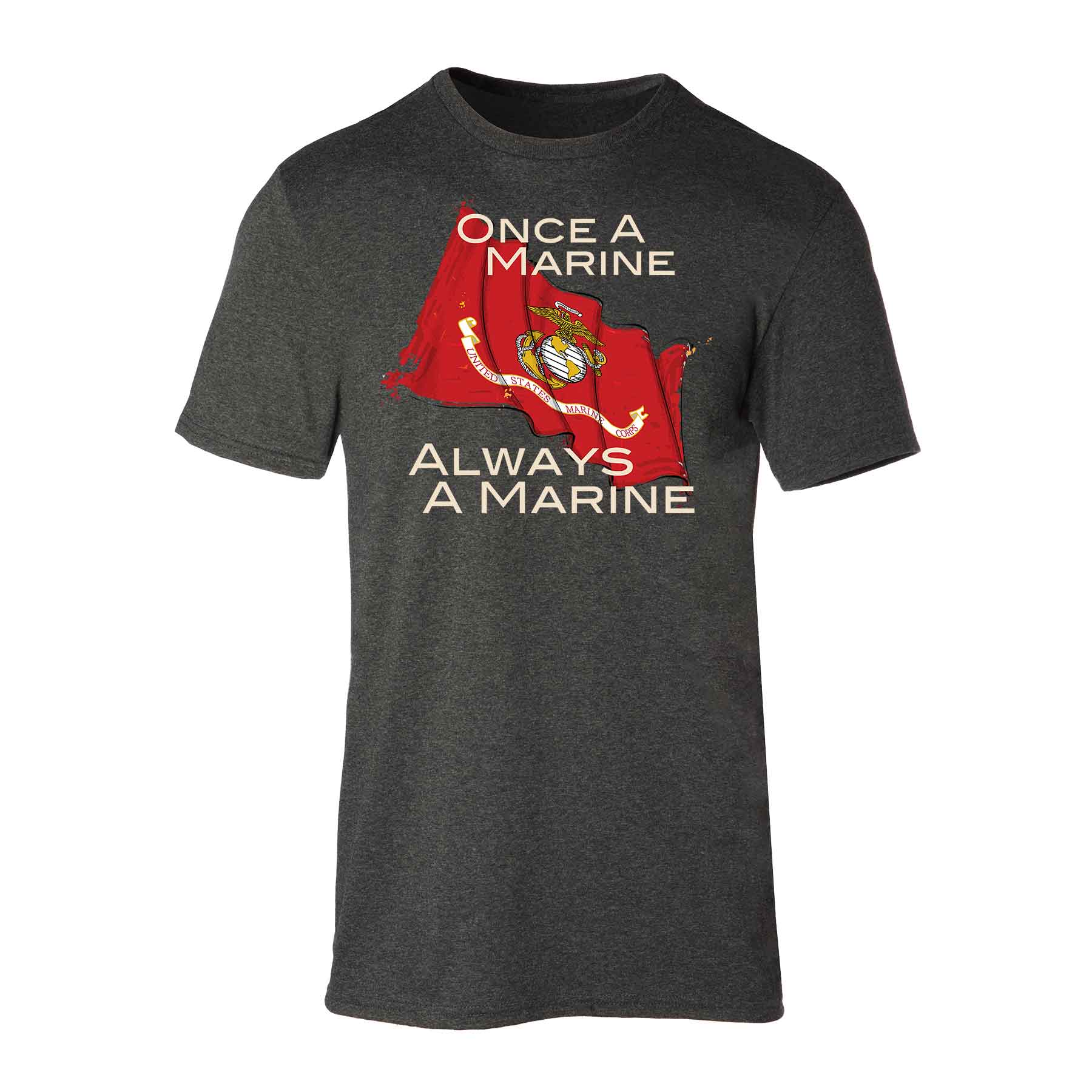Marine Corps 'Once a Marine, Always a Marine' Graphic T-shirt - Image 3