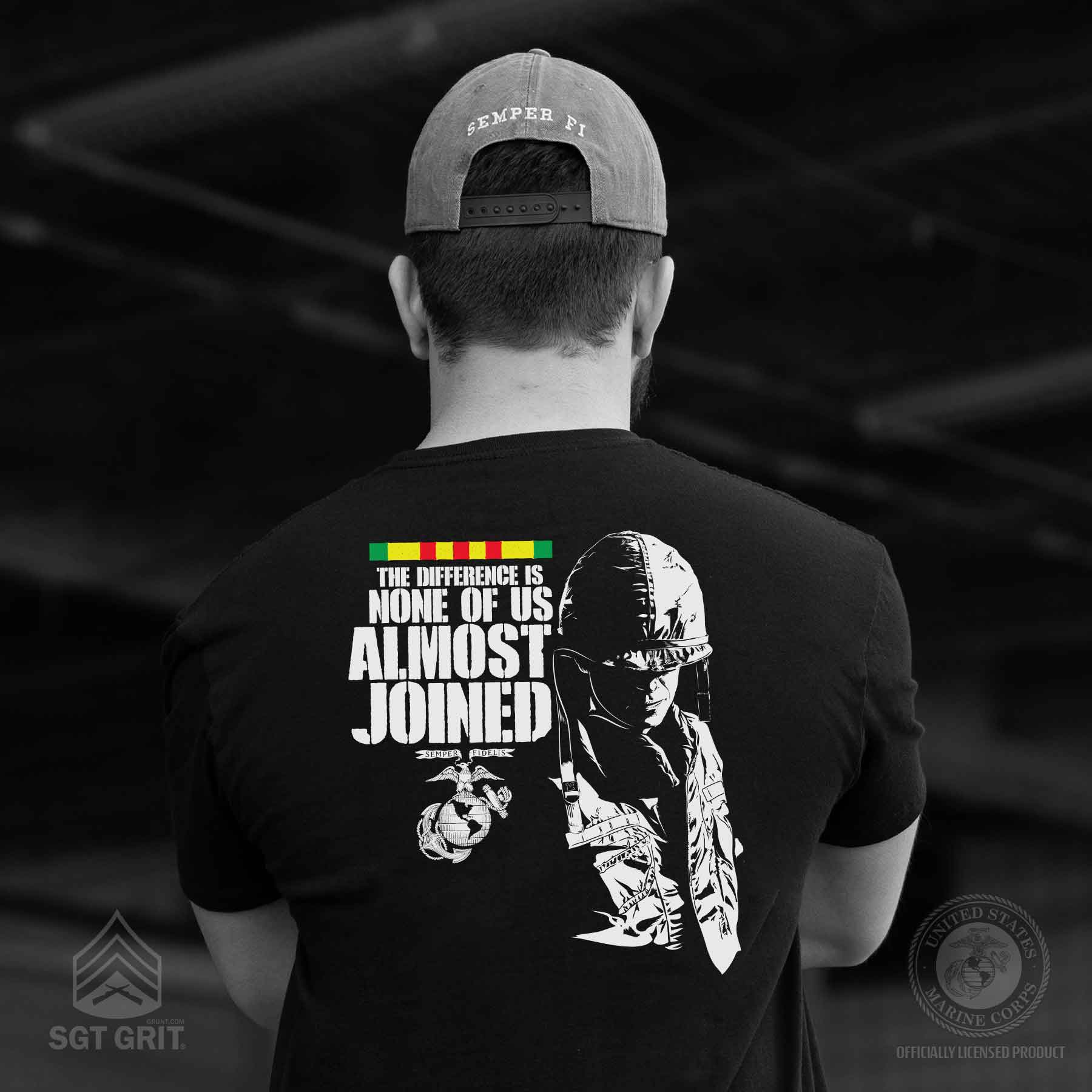 Almost Joined Back With Left Chest T-shirt - Image 6