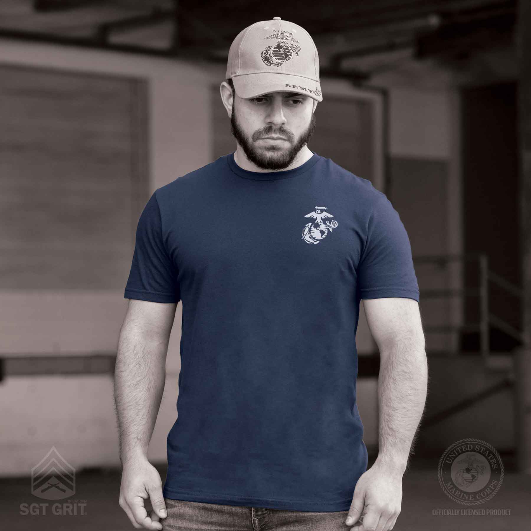 USMC Marine Corps Brotherhood T-shirt 100% Cotton - Image 2