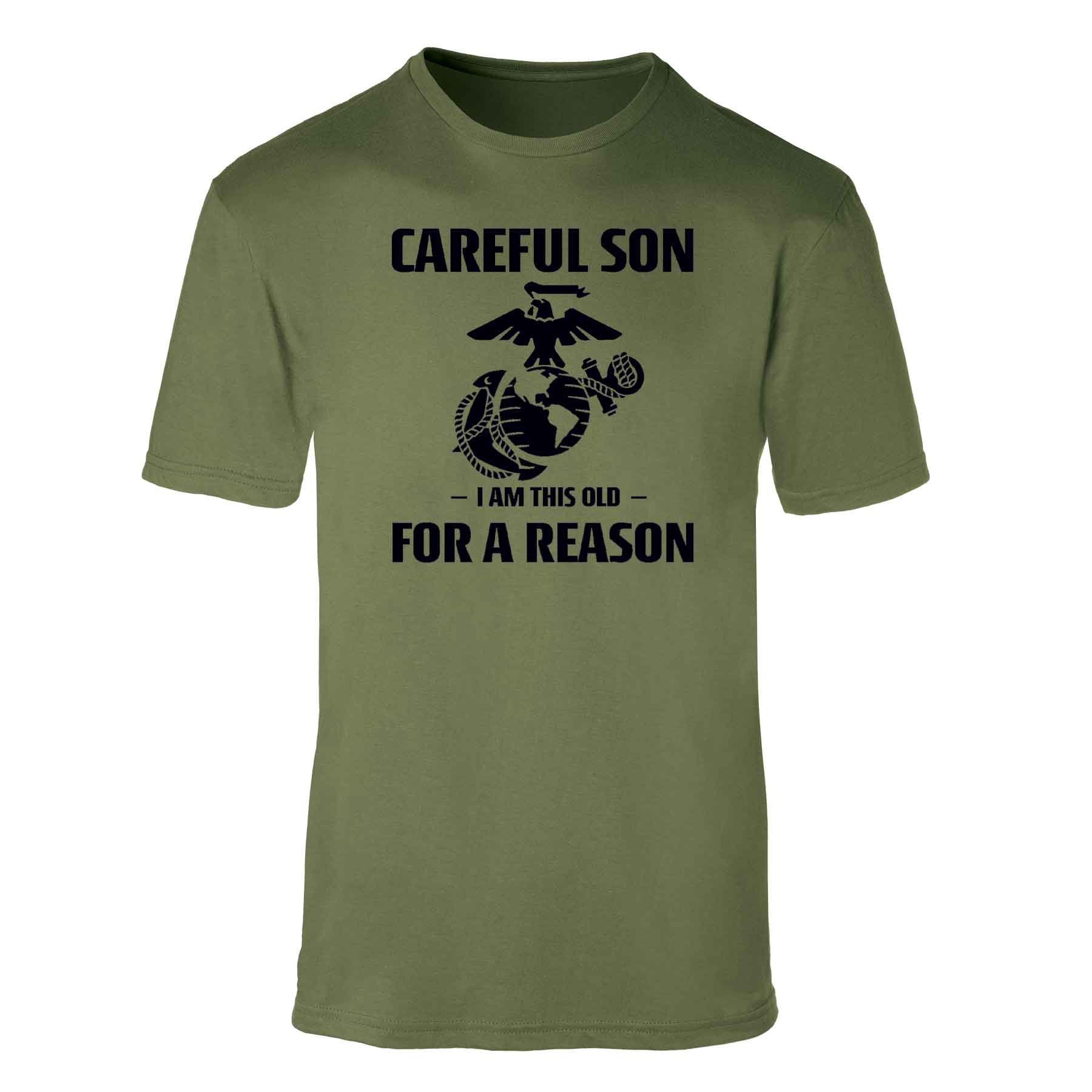 Marine Graphic 'Careful Son' Short-Sleeve T-shirt - Image 7