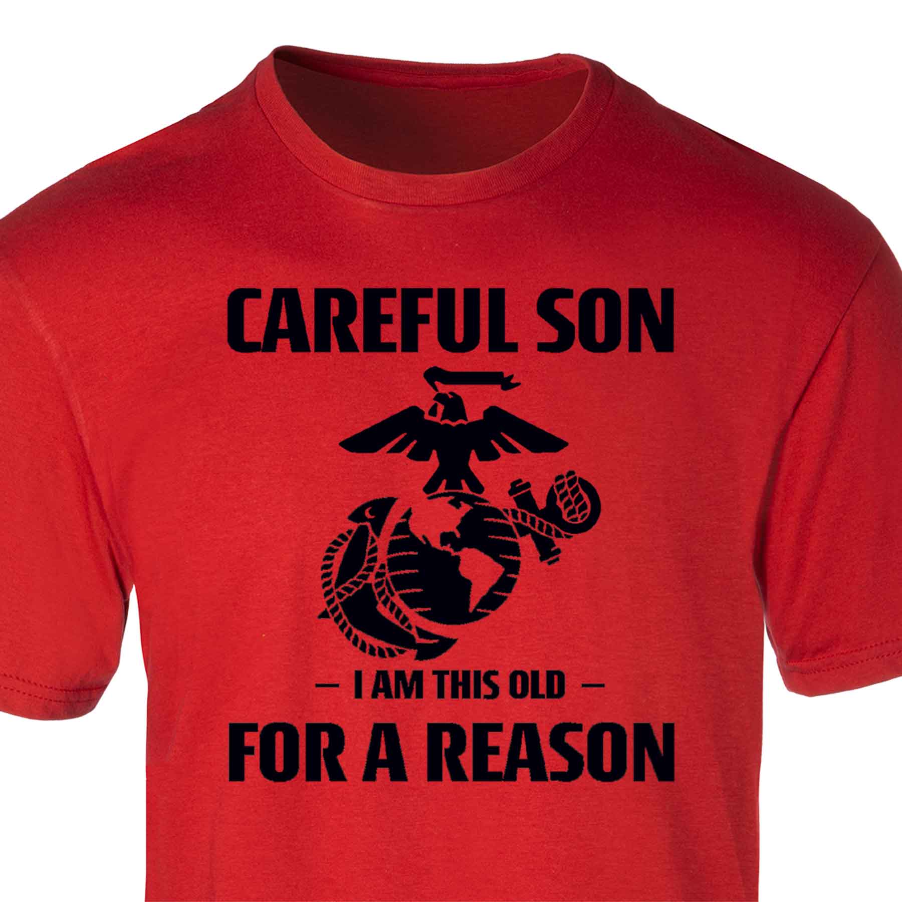 Marine Graphic 'Careful Son' Short-Sleeve T-shirt - Image 9