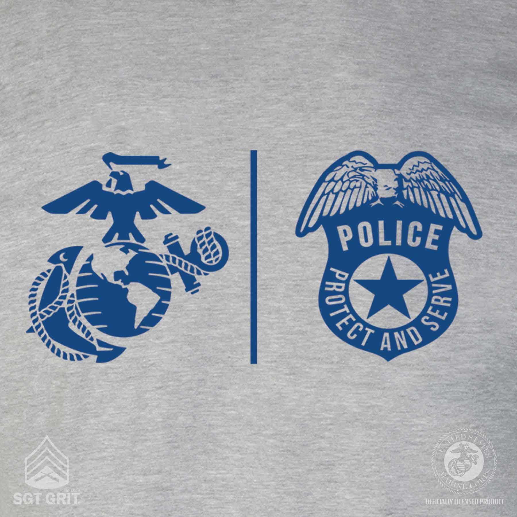 USMC First Responders Police T-shirt - Image 3