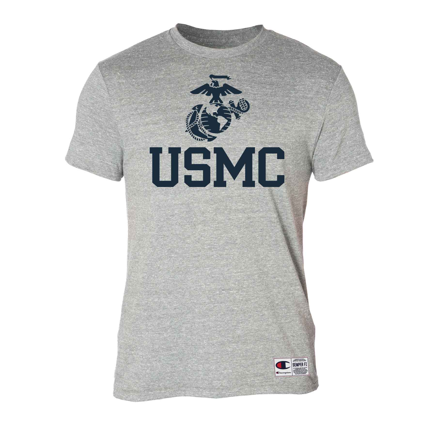 Champion USMC Jock Tag Tri-blend T-shirt - Image 4