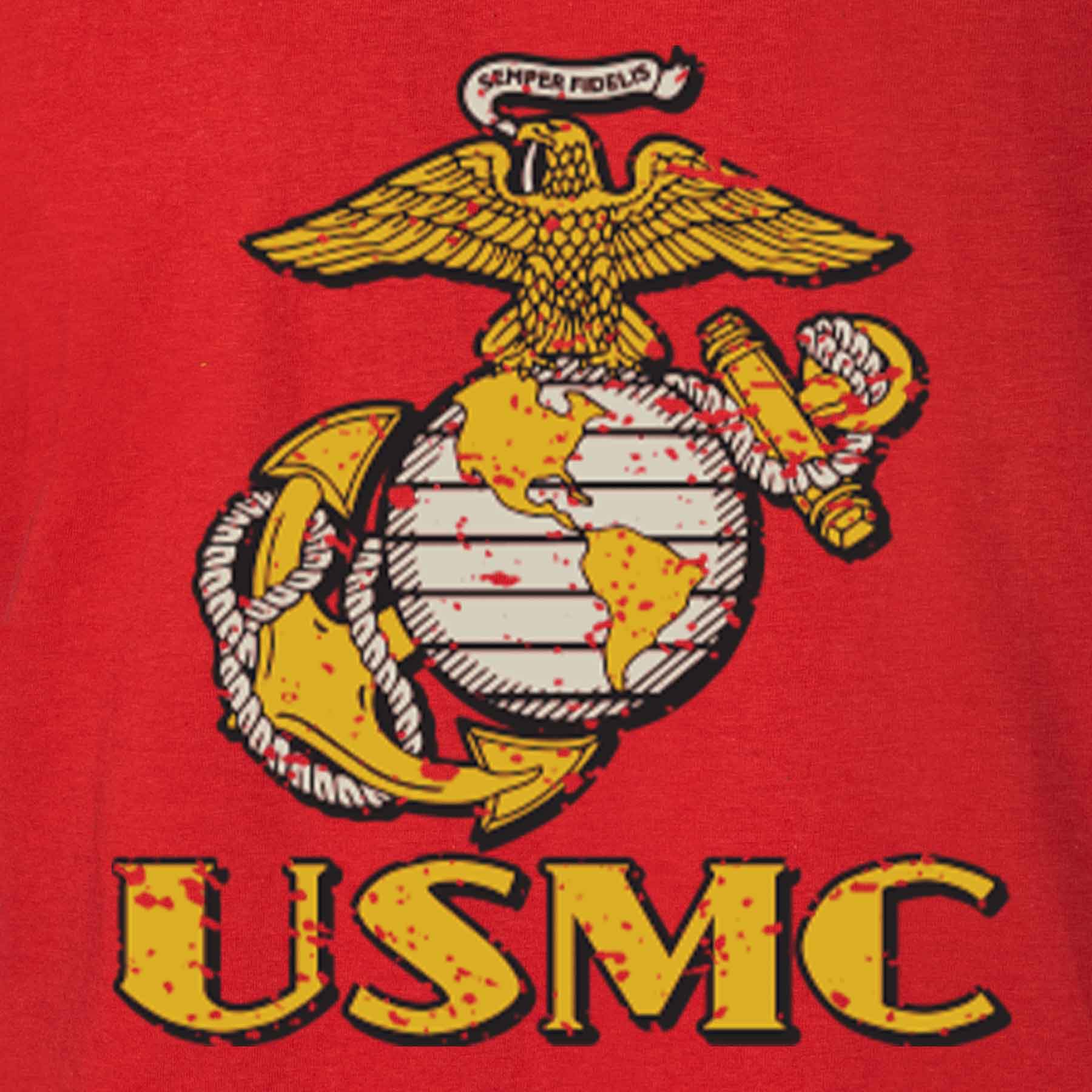 USMC Vintage Banners T-shirt - Image 3