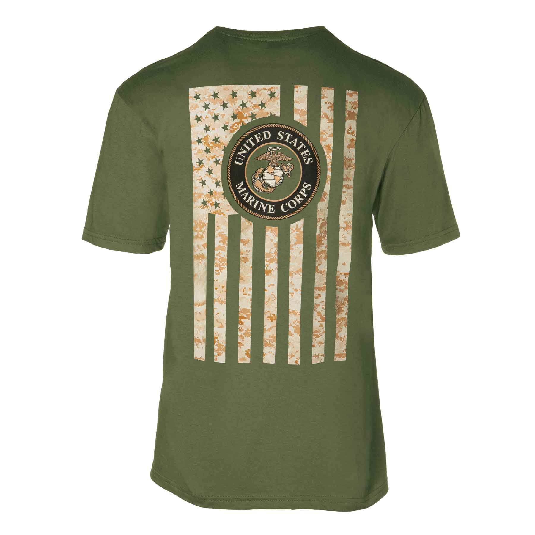 USMC Camo Flag T-shirt - Image 7