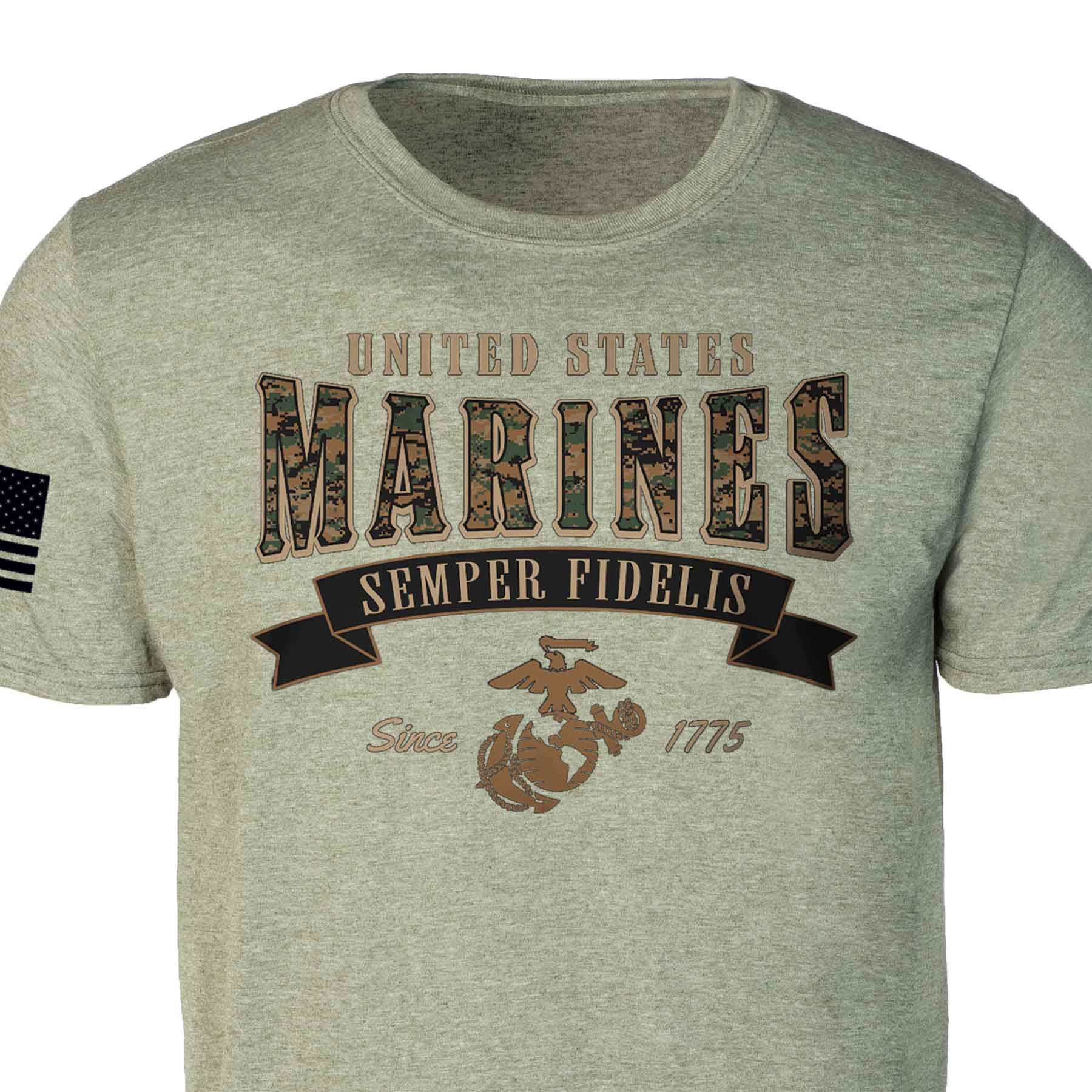 USMC Marpat Camo T-shirt - Image 2