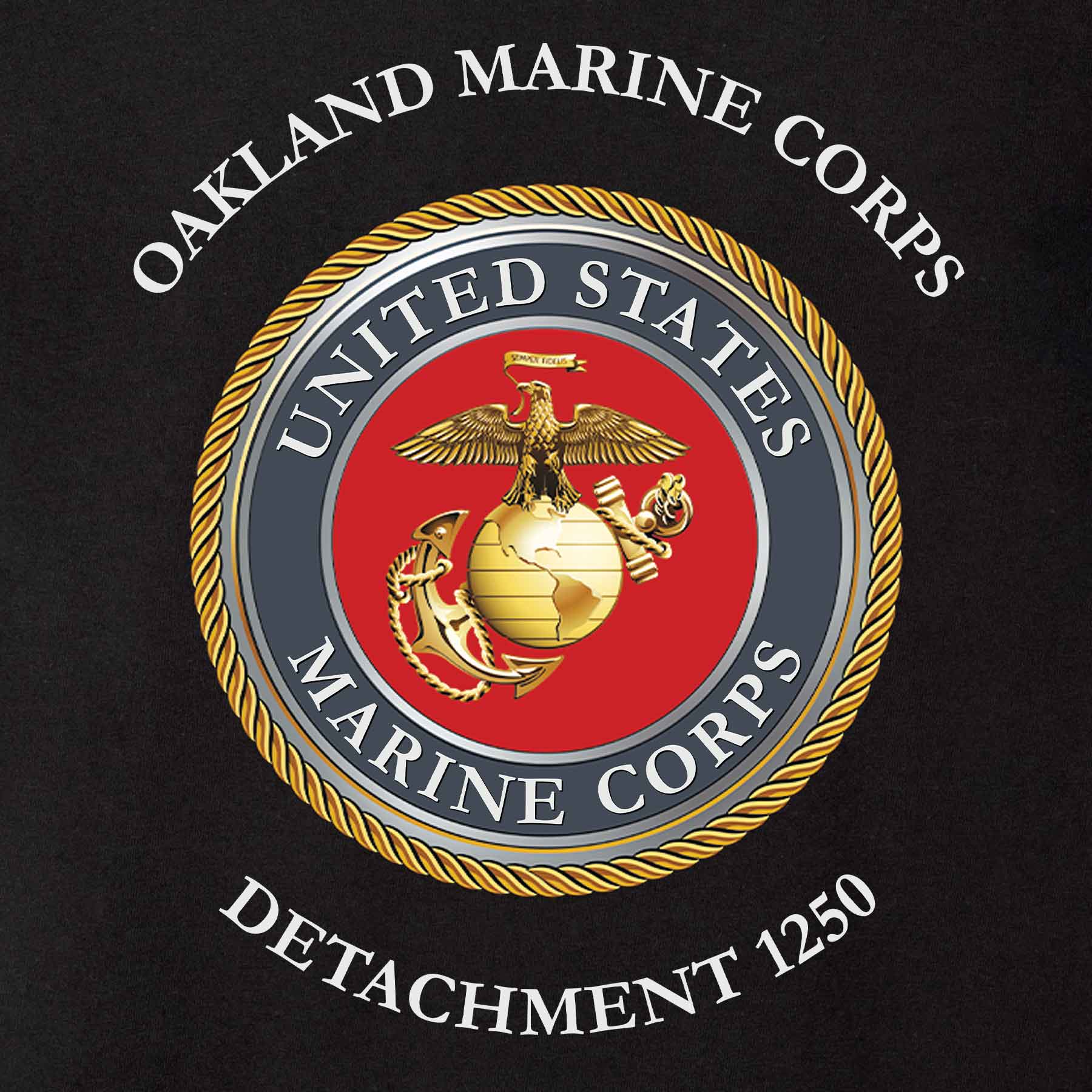 United States Marine Corps Seal Customizable Reunion T-shirt