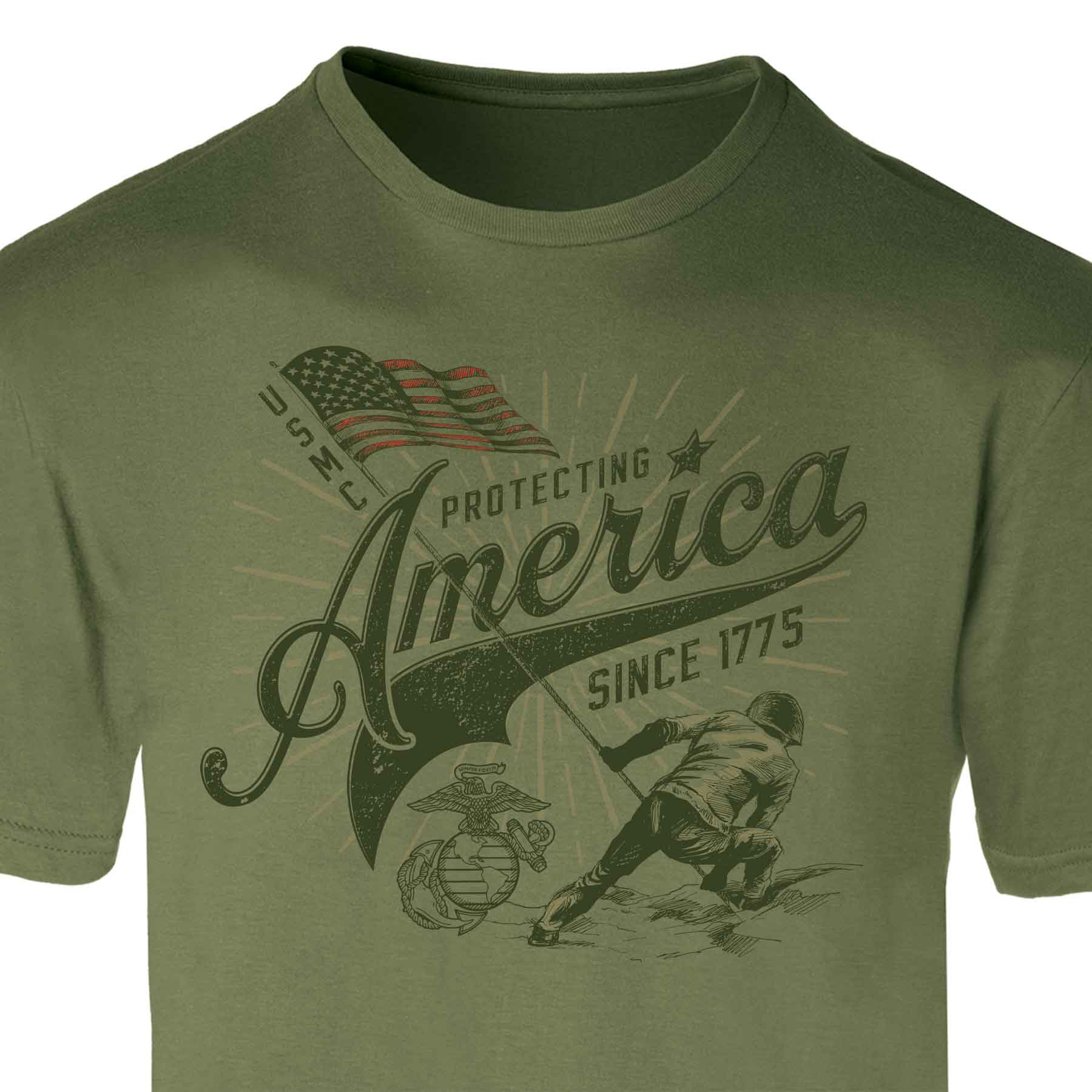 USMC Protecting America Since 1775 T-shirt
