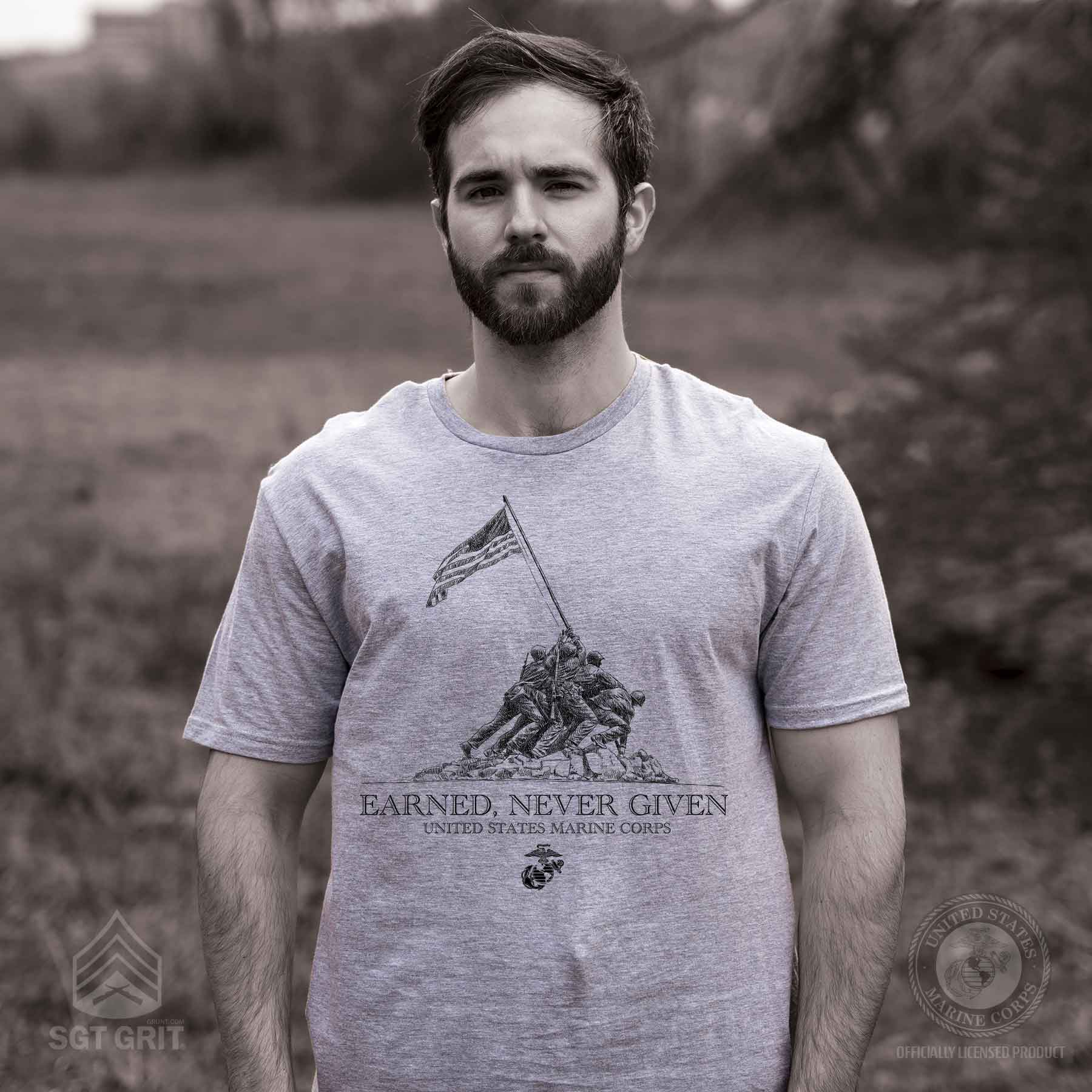 Earned Never Given Full Front T-shirt - Image 2