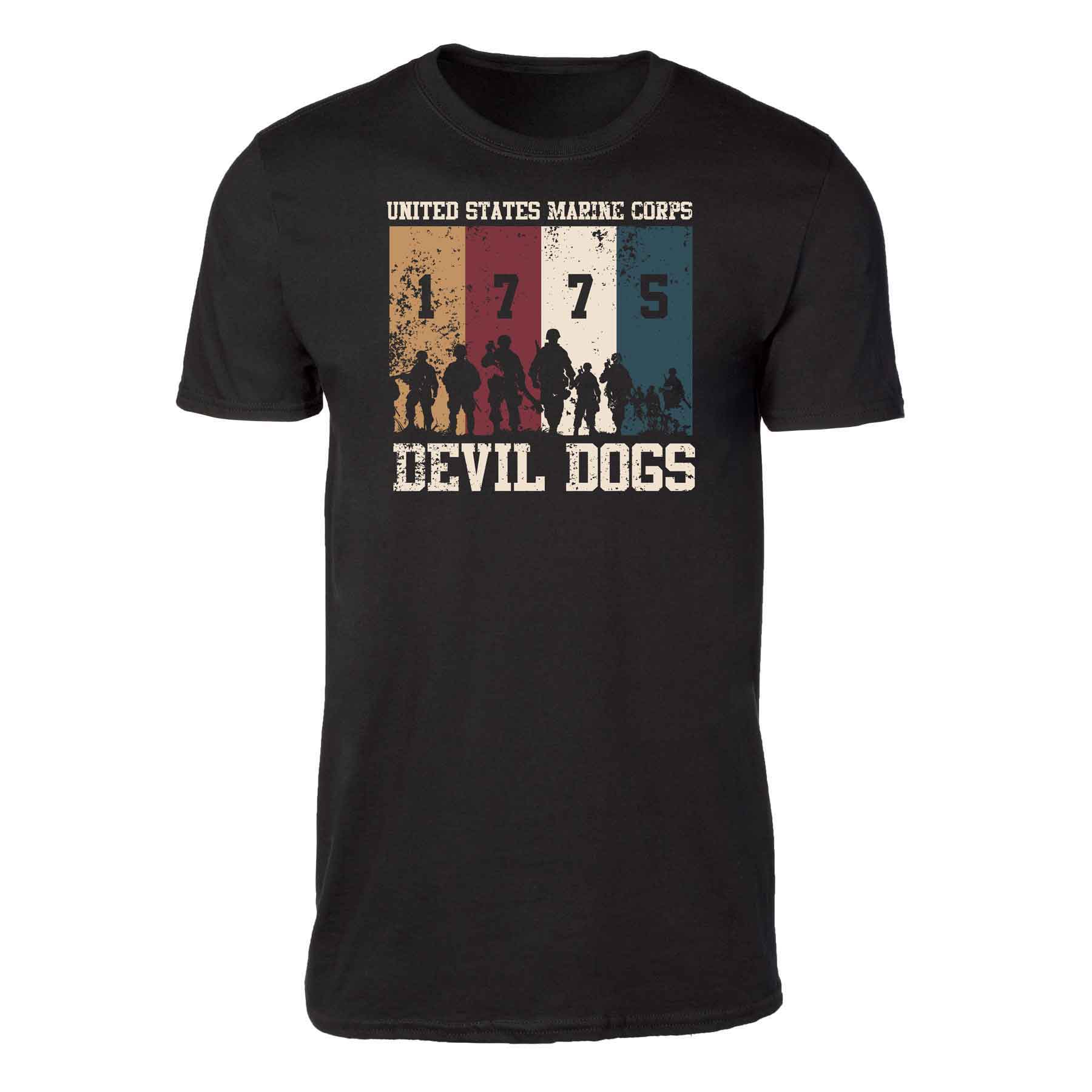1775 Devil Dogs Full Front T-shirt - Image 4