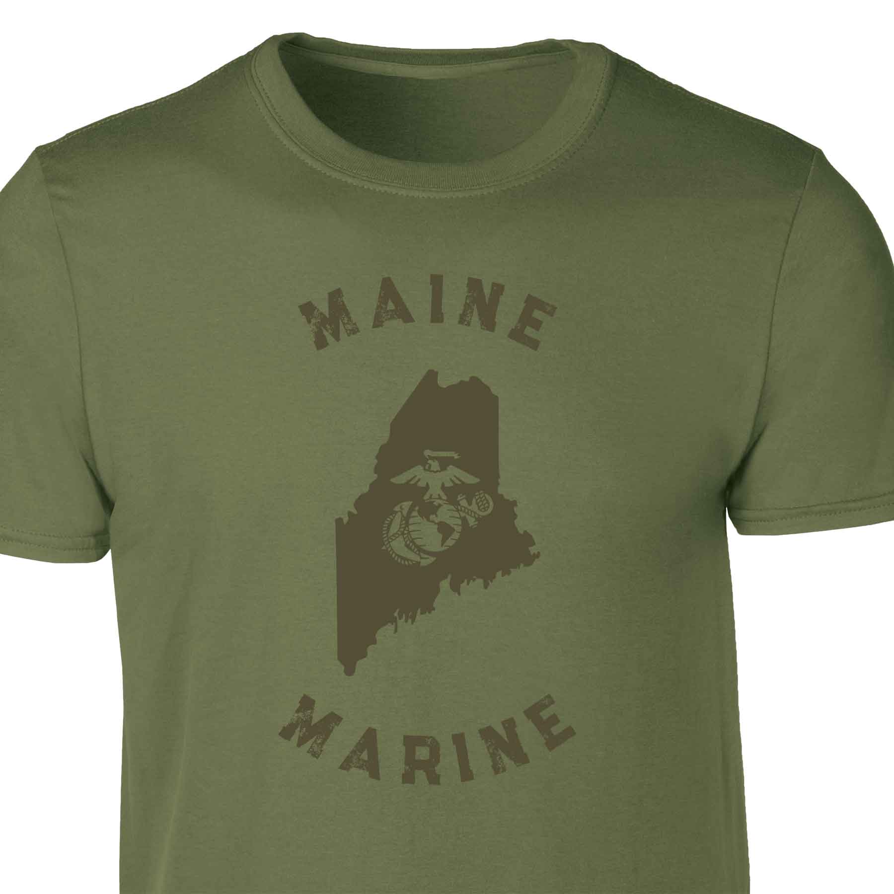 Choose Your State T-shirt, OD Green - Image 31