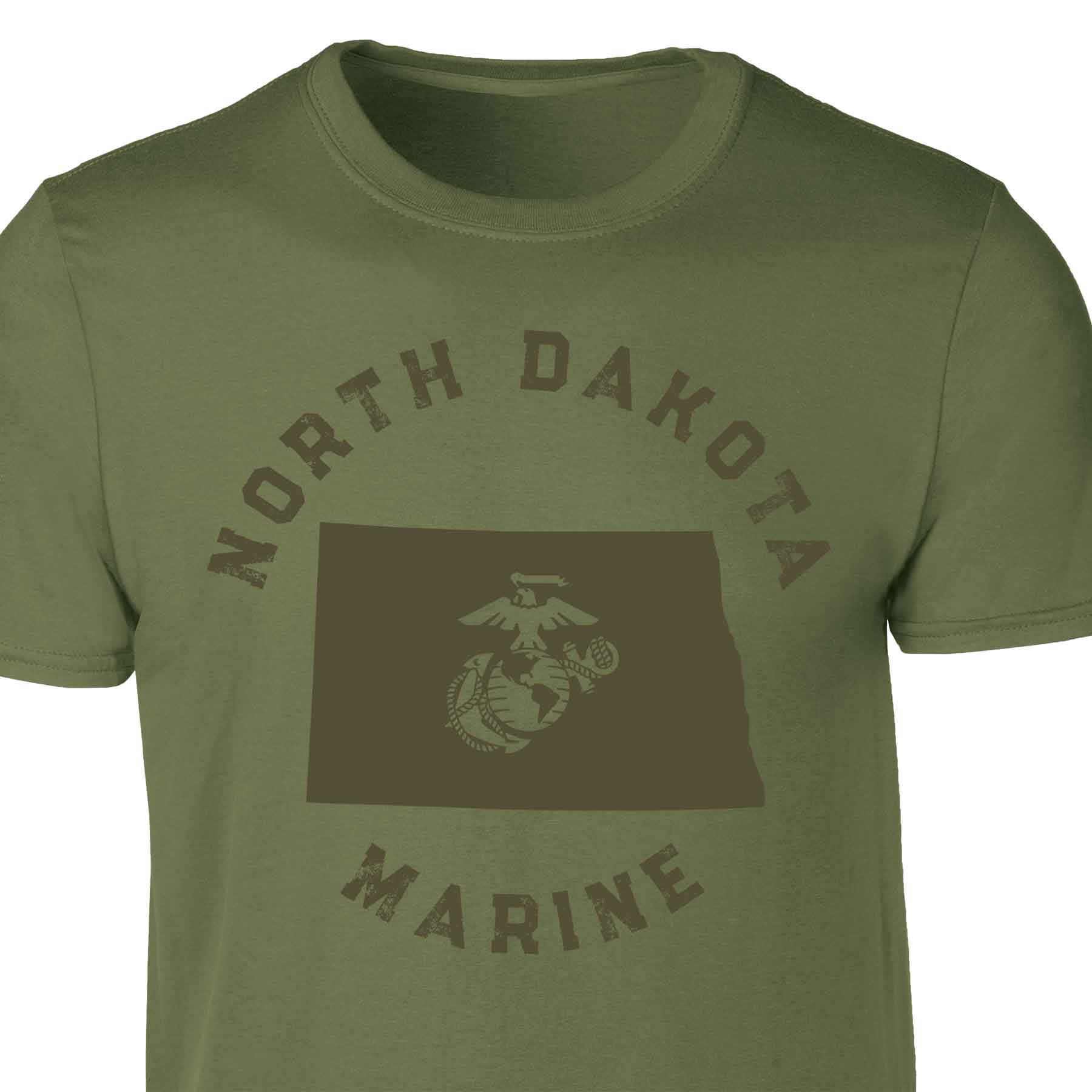 Choose Your State T-shirt, OD Green - Image 38