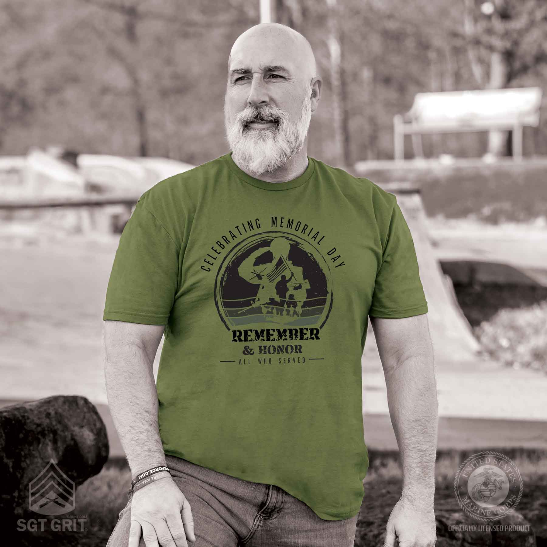 Memorial Day Remember & Honor T-shirt - Image 2