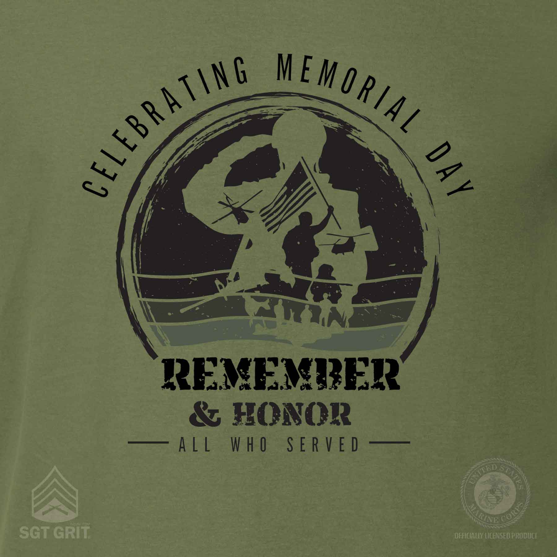 Memorial Day Remember & Honor T-shirt - Image 3