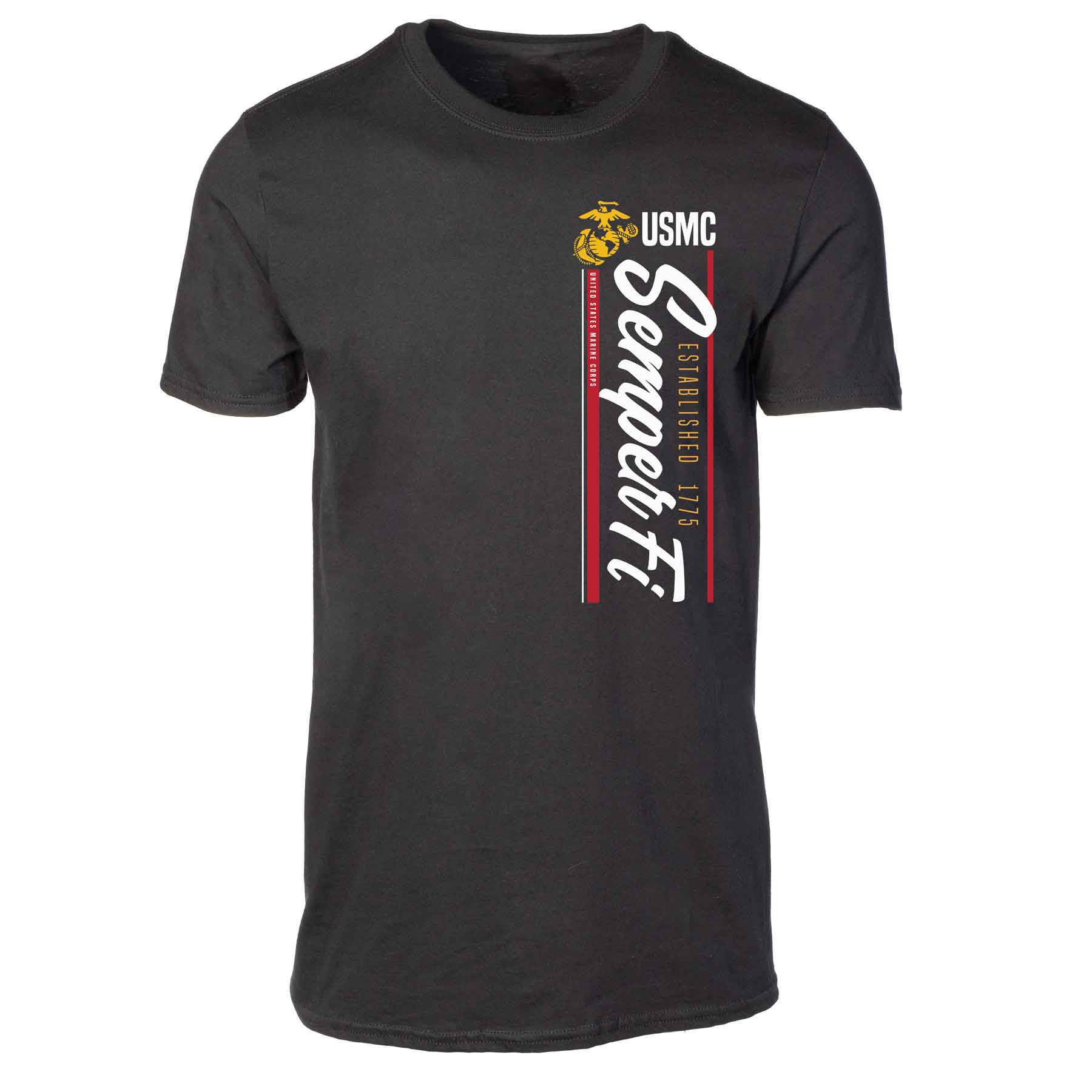 USMC Semper Fi Vertical T-shirt - Image 3