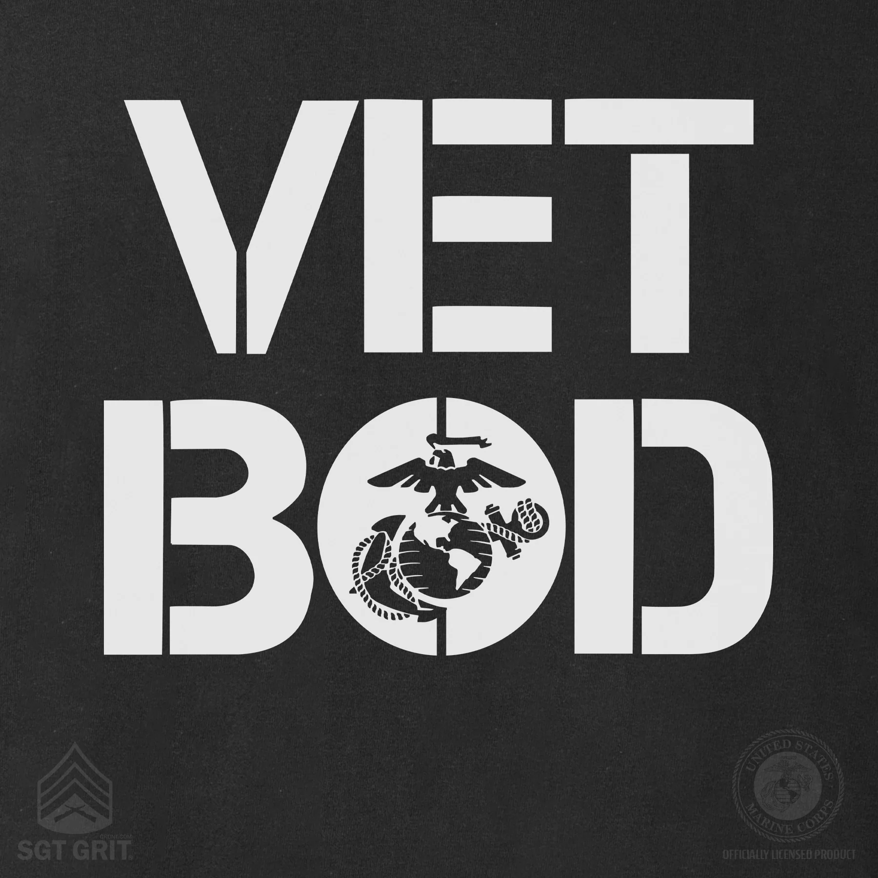 Vet Bod T-Shirt- Black - Image 3