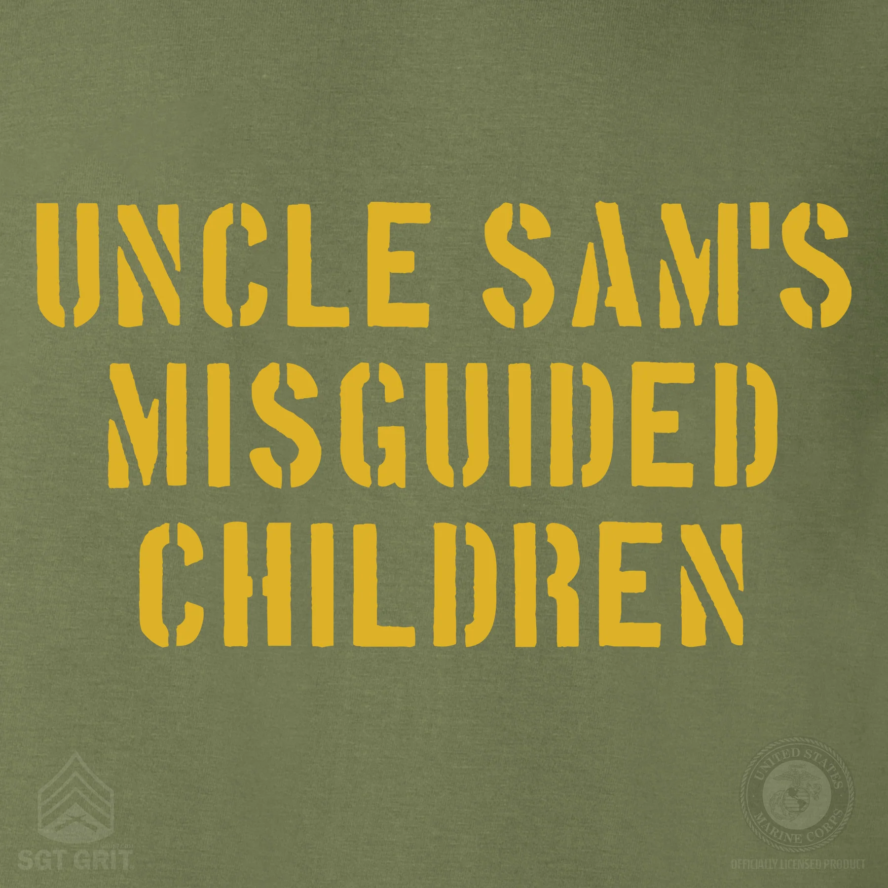 Uncle Sam's Misguided Children Stencil T-Shirt - Image 3