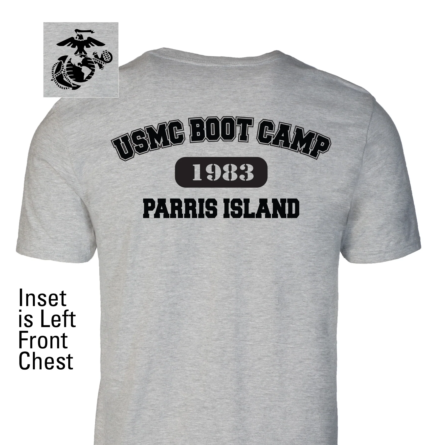 USMC Boot Camp T-Shirt- Back Design - Image 2