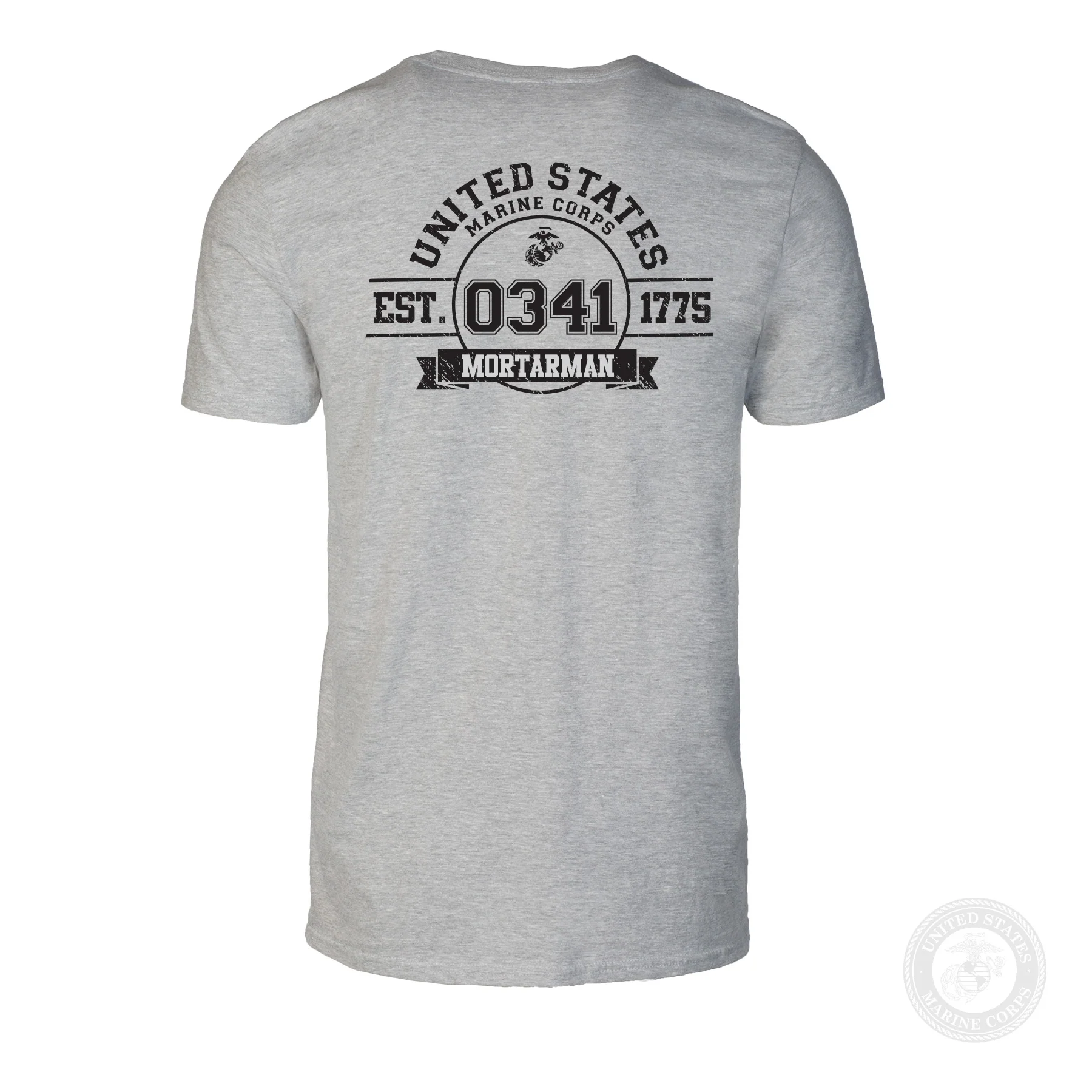 Choose Your Marine MOS Est. 1775 T-shirt- Back Design - Image 11