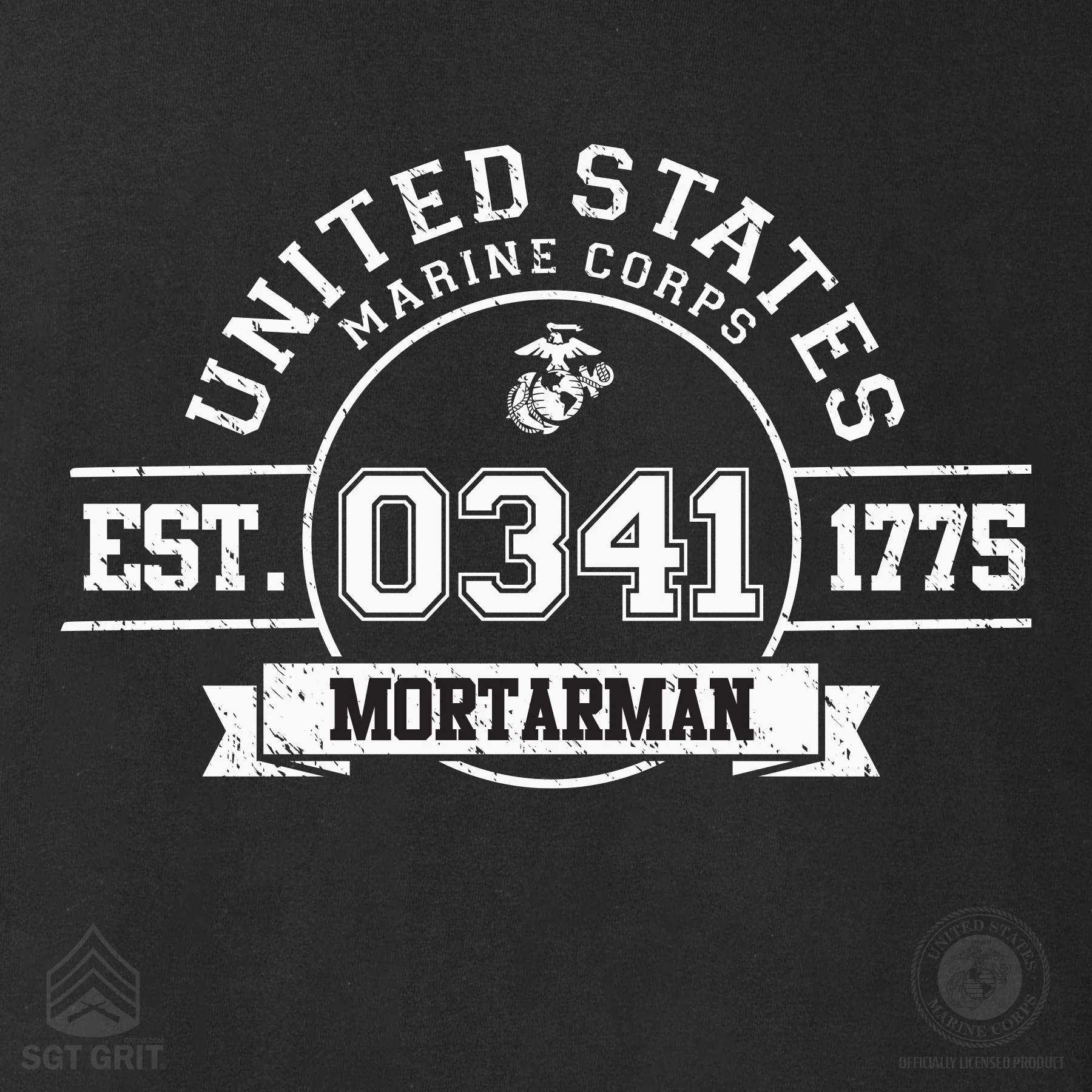 Choose Your Marine MOS Est. 1775 T-shirt- Back Design - Image 16