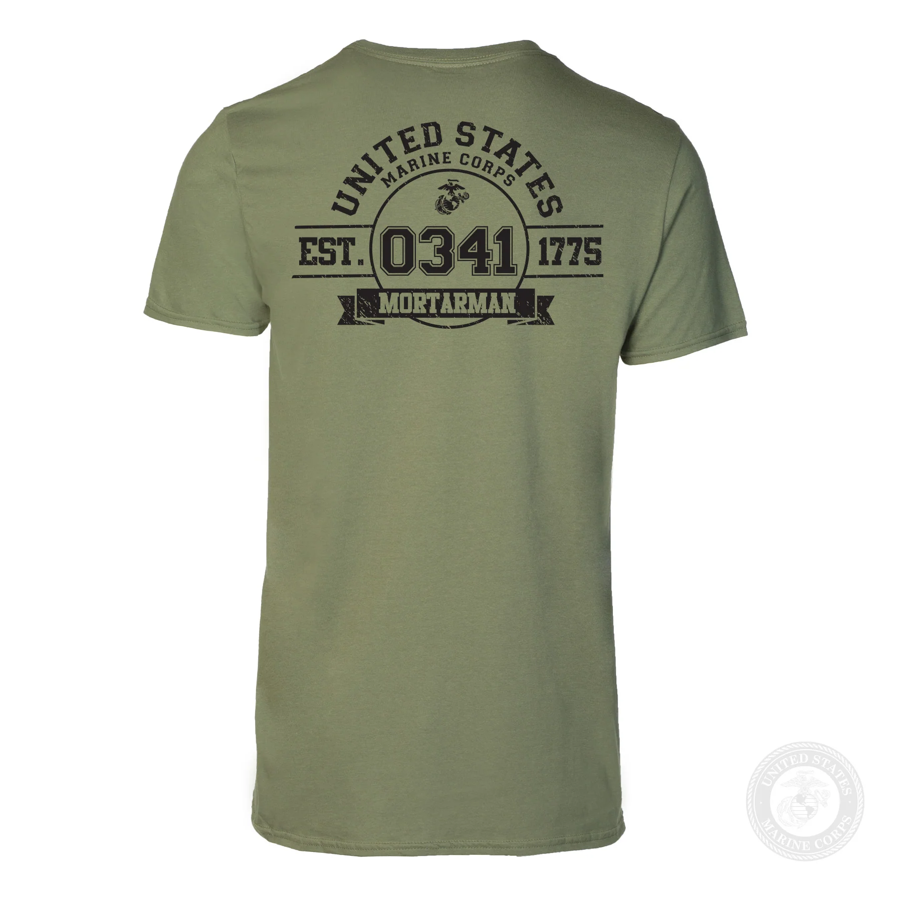 Choose Your Marine MOS Est. 1775 T-shirt- Back Design - Image 19