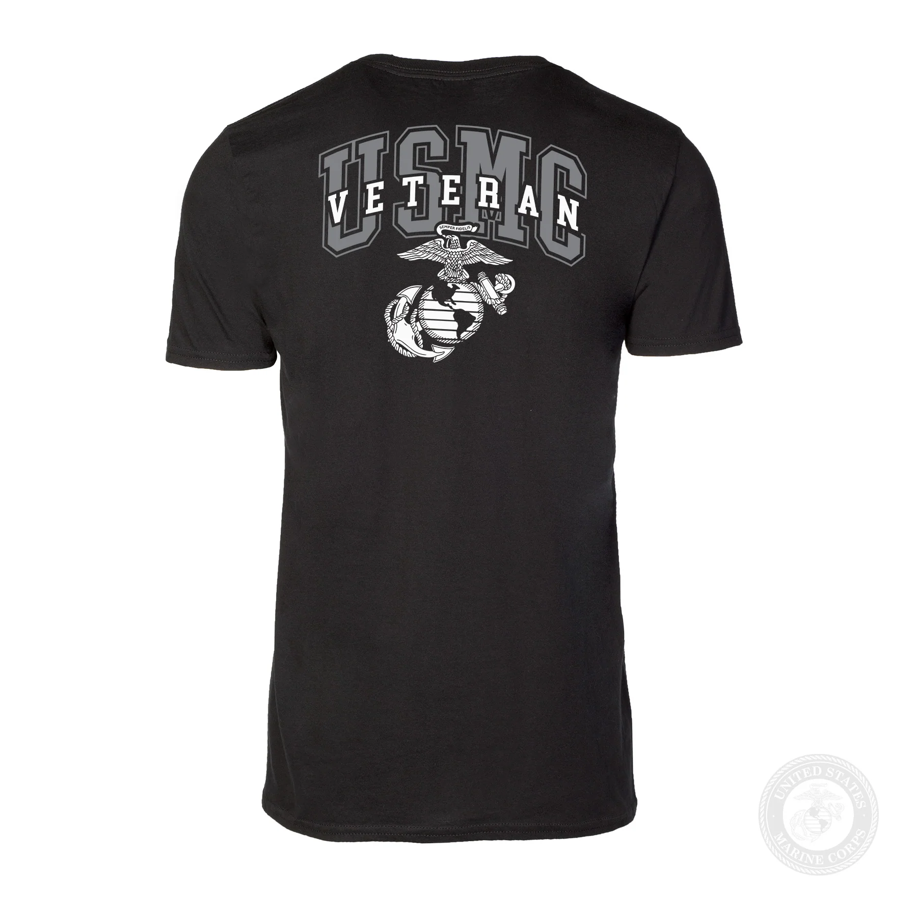 USMC Veteran T-shirt- Back Design - Image 11