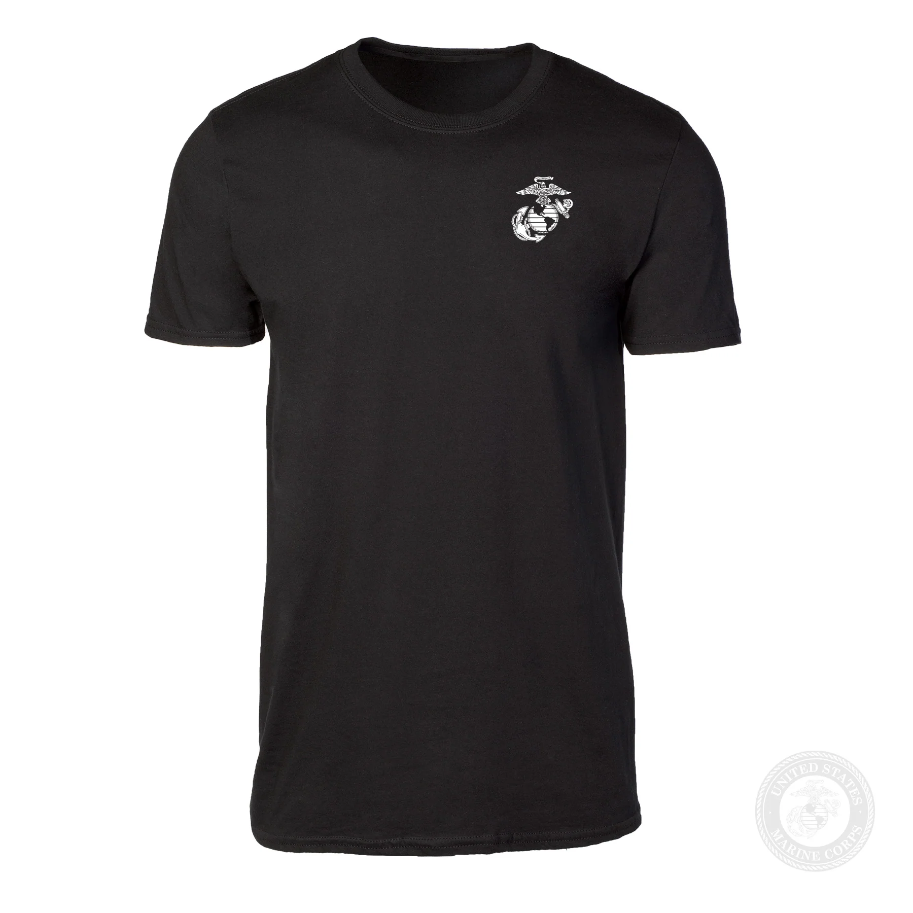 USMC Personalized Folded Flag Memorial T-shirt- Back Design - Image 4