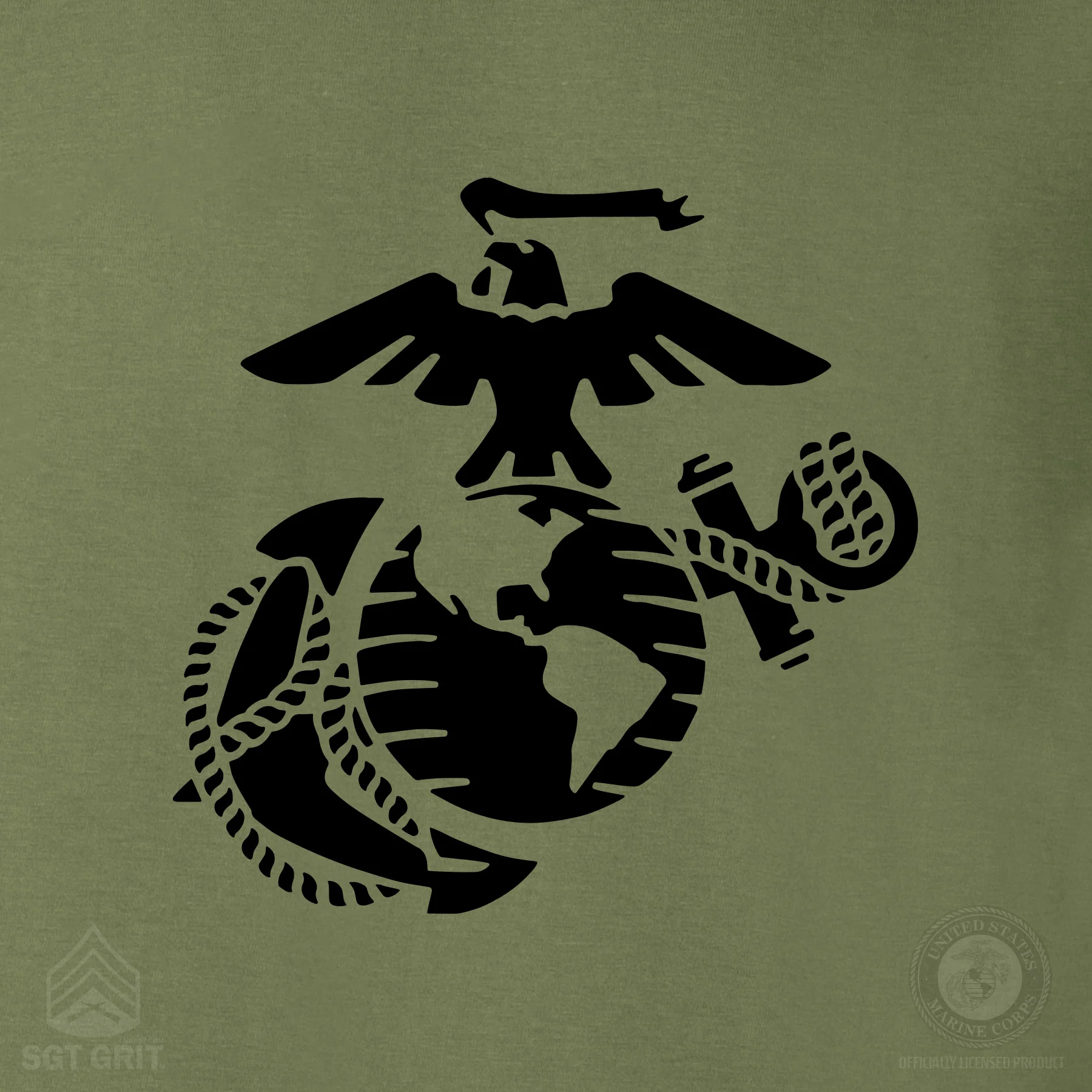 USMC 'I'm Never Wrong' Graphic T-Shirt- Back Design - Image 11