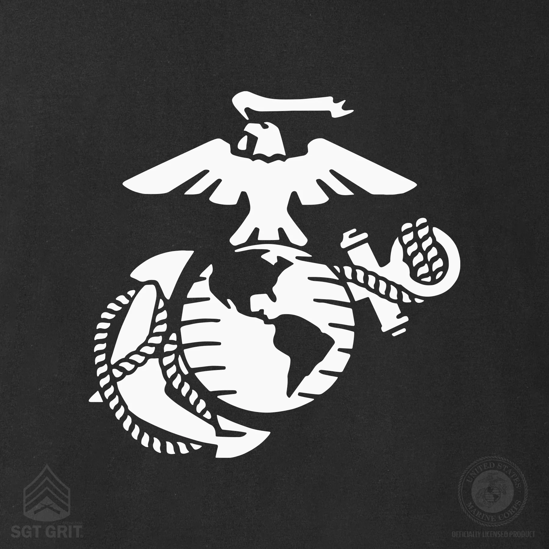 USMC Raise A Beer to 250 Years T-Shirt- Back Design - Image 7
