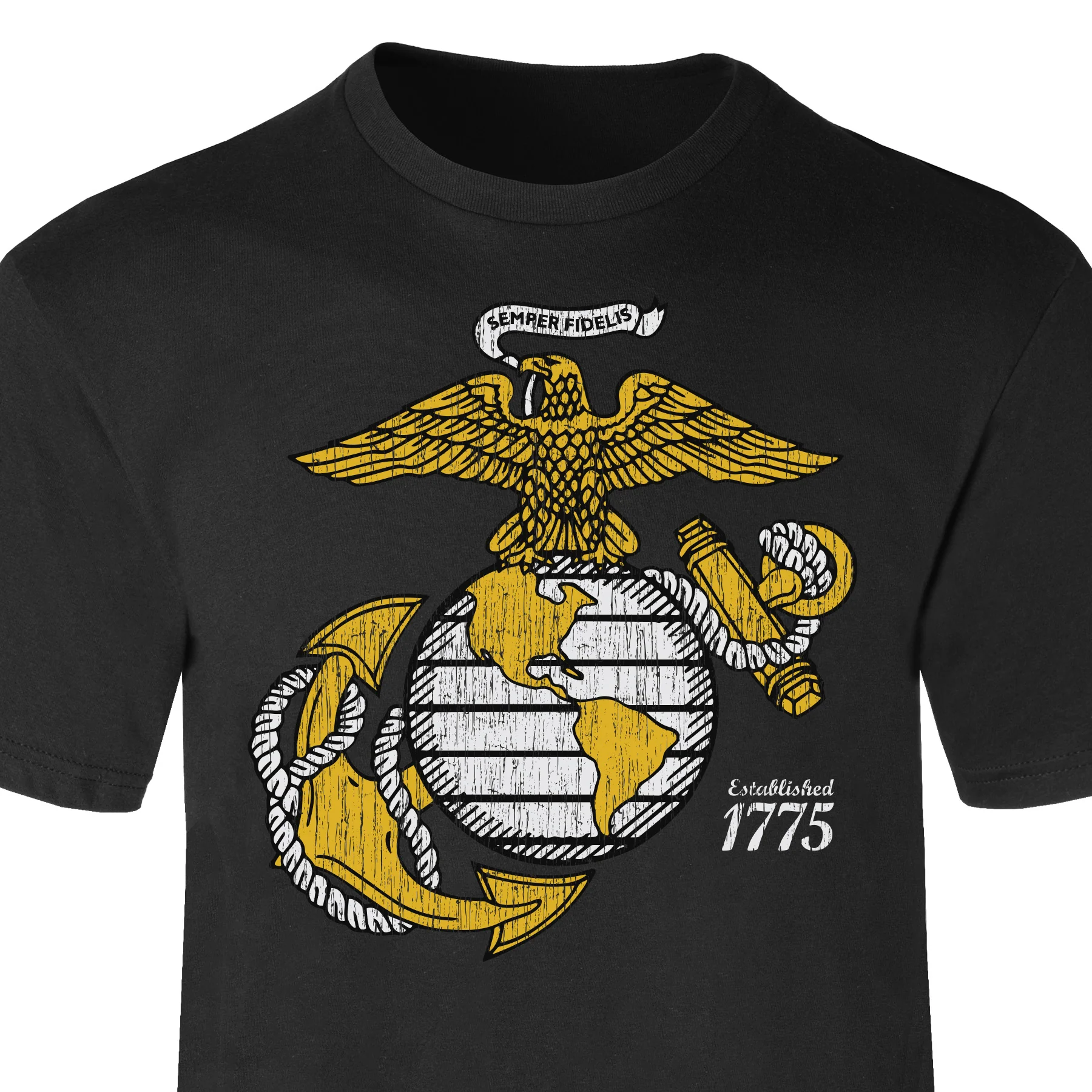 Gold Eagle, Globe, and Anchor T-Shirt