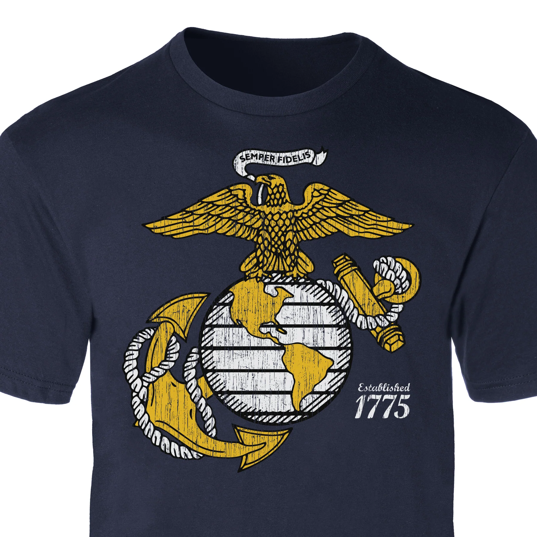 Gold Eagle, Globe, and Anchor T-Shirt - Image 3