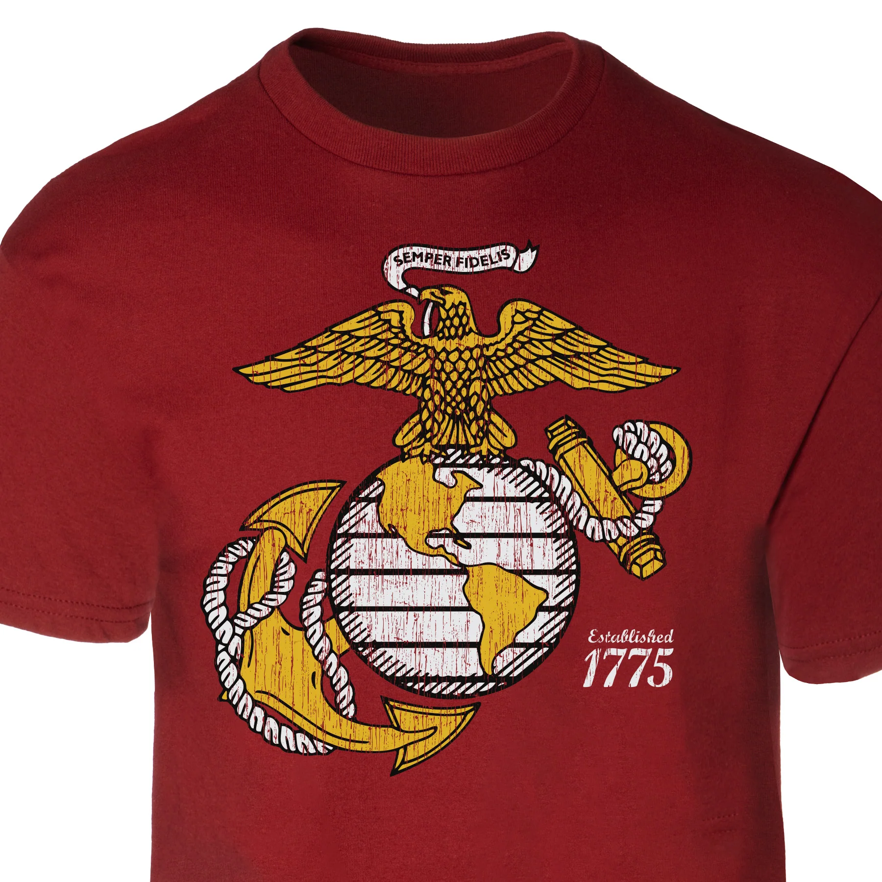 Gold Eagle, Globe, and Anchor T-Shirt - Image 4