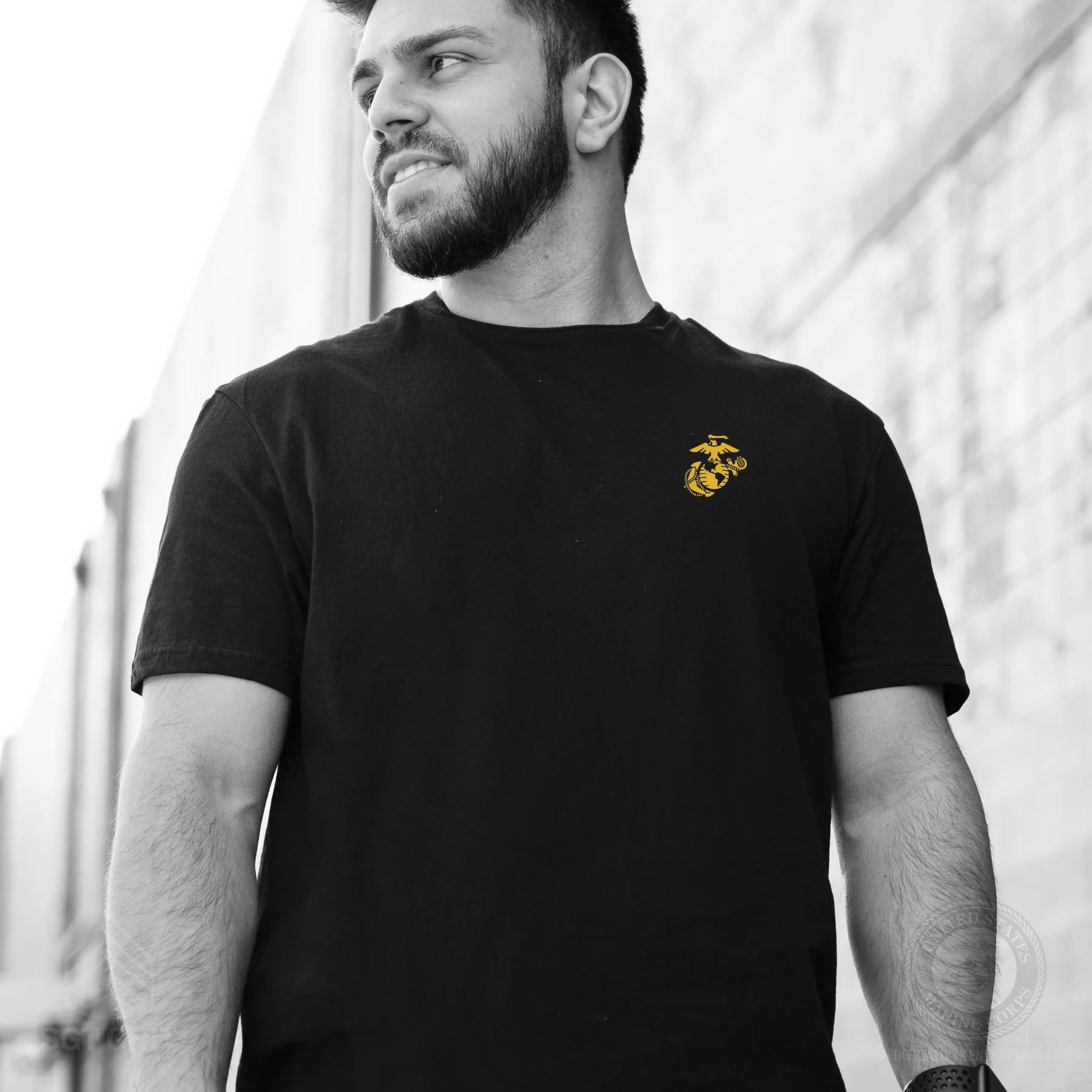 USMC If You Have To Ask T-Shirt- Back Design - Image 3