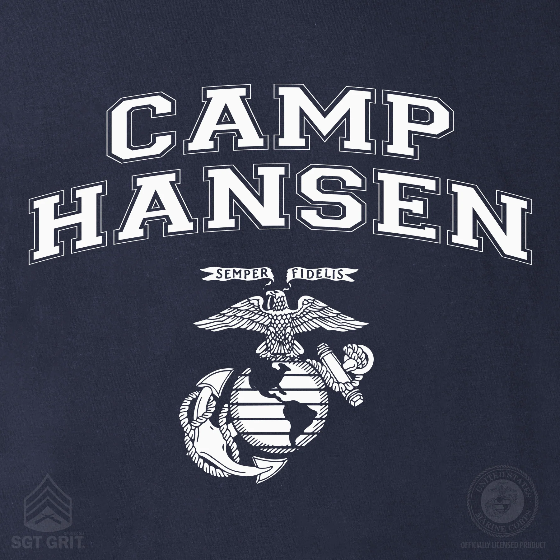Marine Corps Base Collegiate EGA T-Shirt - Image 20